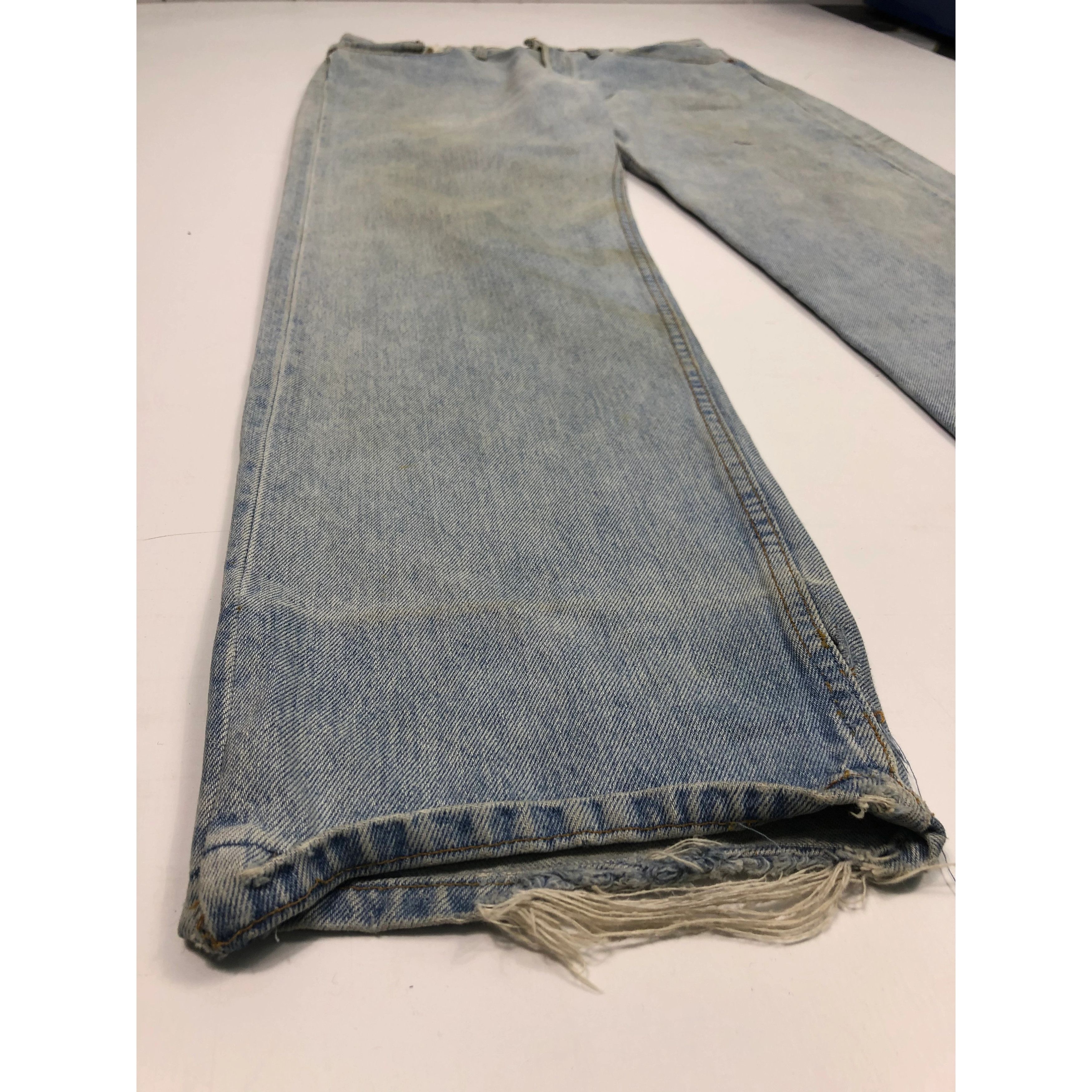 Levi's Vintage 90s Levis 501 Sun Faded Made in Usa Size US 37 - 6 Thumbnail