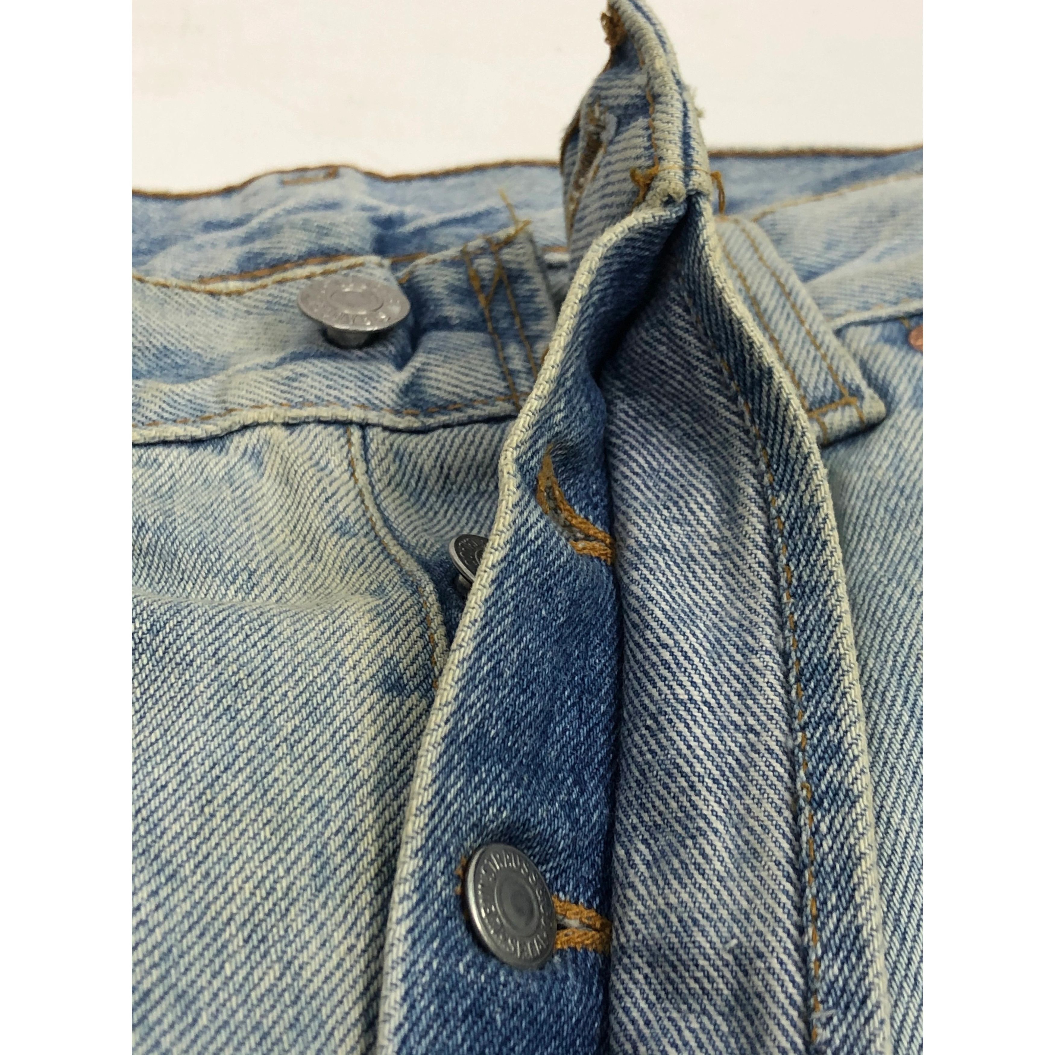 Levi's Vintage 90s Levis 501 Sun Faded Made in Usa Size US 37 - 8 Thumbnail