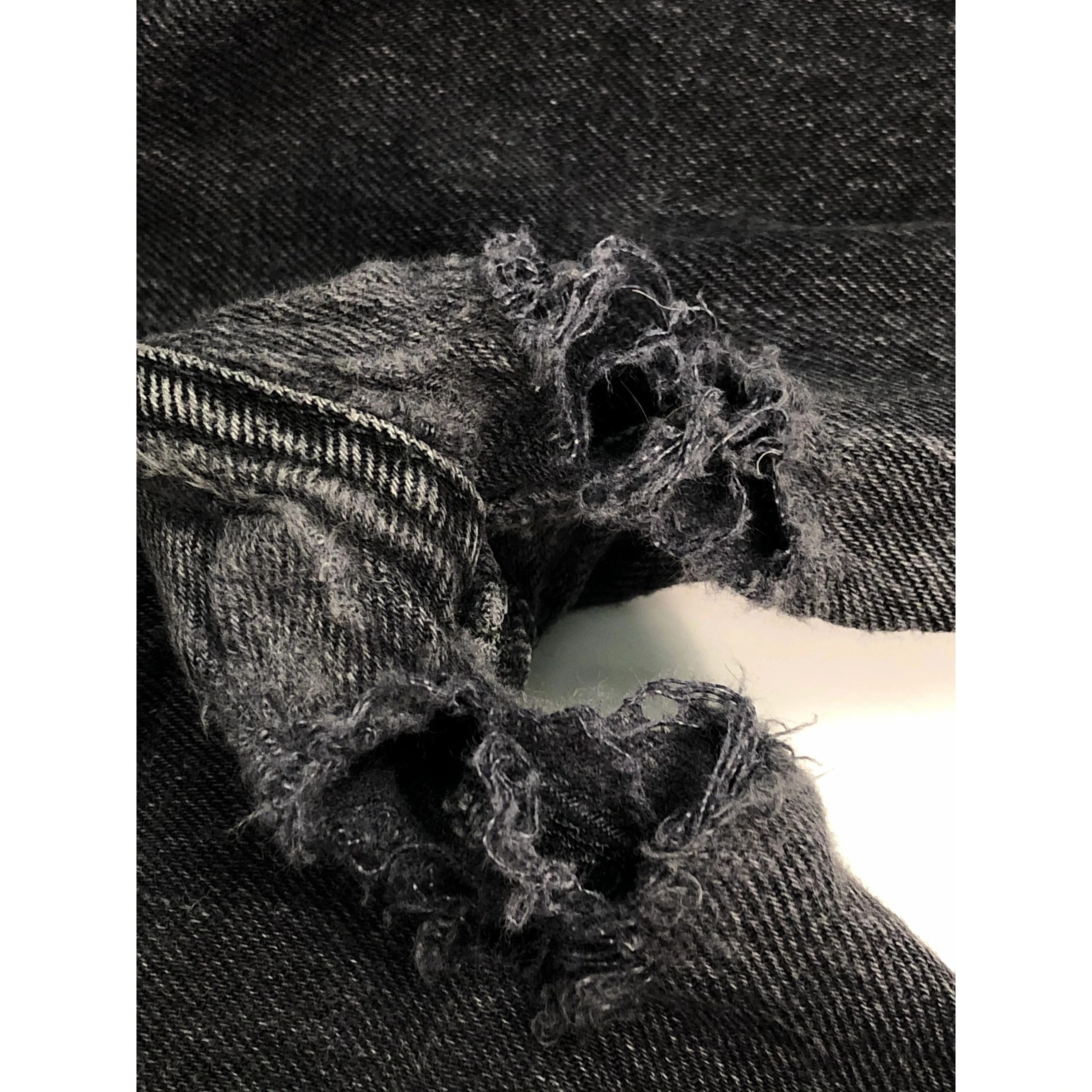 Levi's × Vintage Vintage 90s Levis 501 Superblack Faded Denim DP0087 Size US 36 / EU 52 - 9 Thumbnail