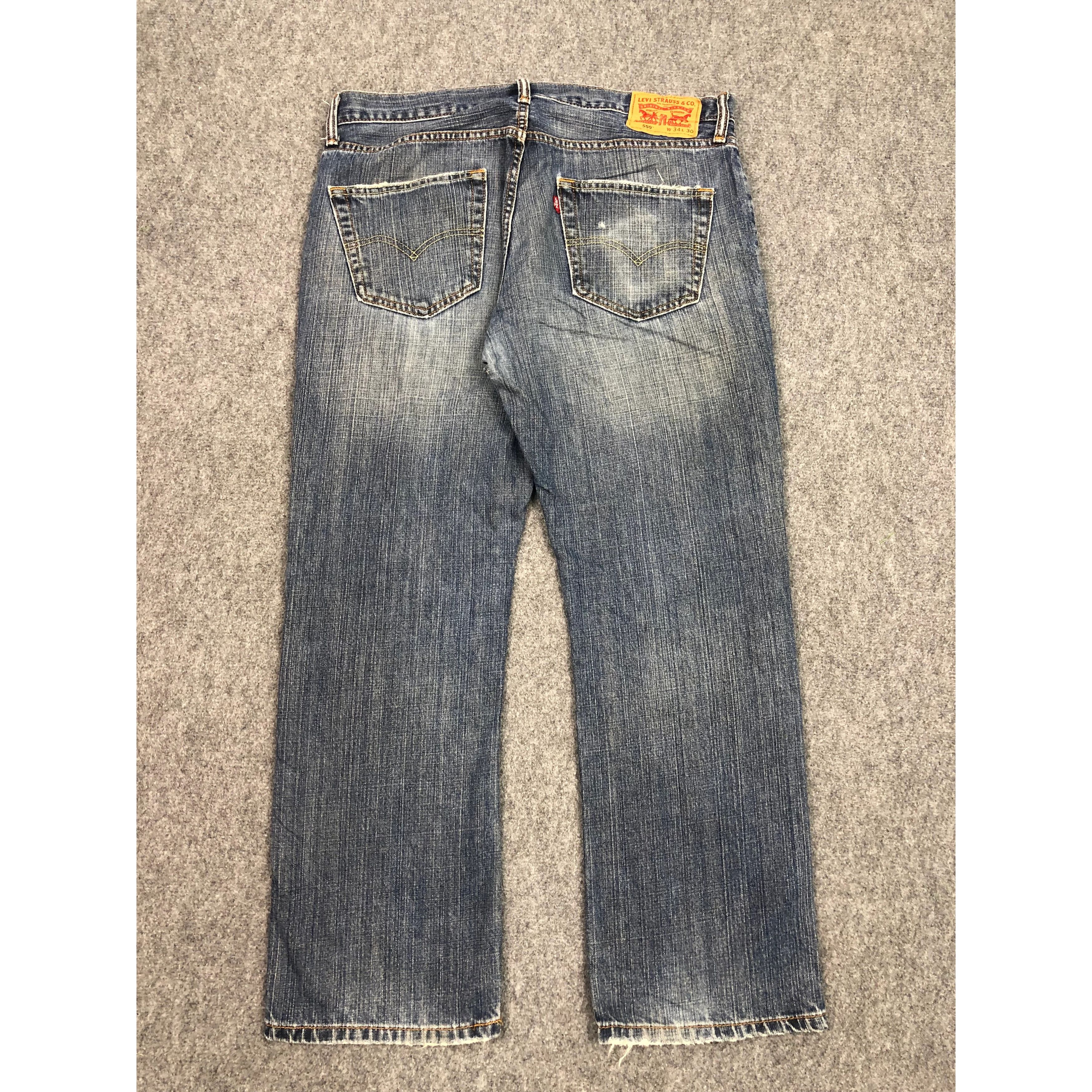 Levi's Vintage Levis 559 Jeans DP0468 Size US 37 - 2 Thumbnail