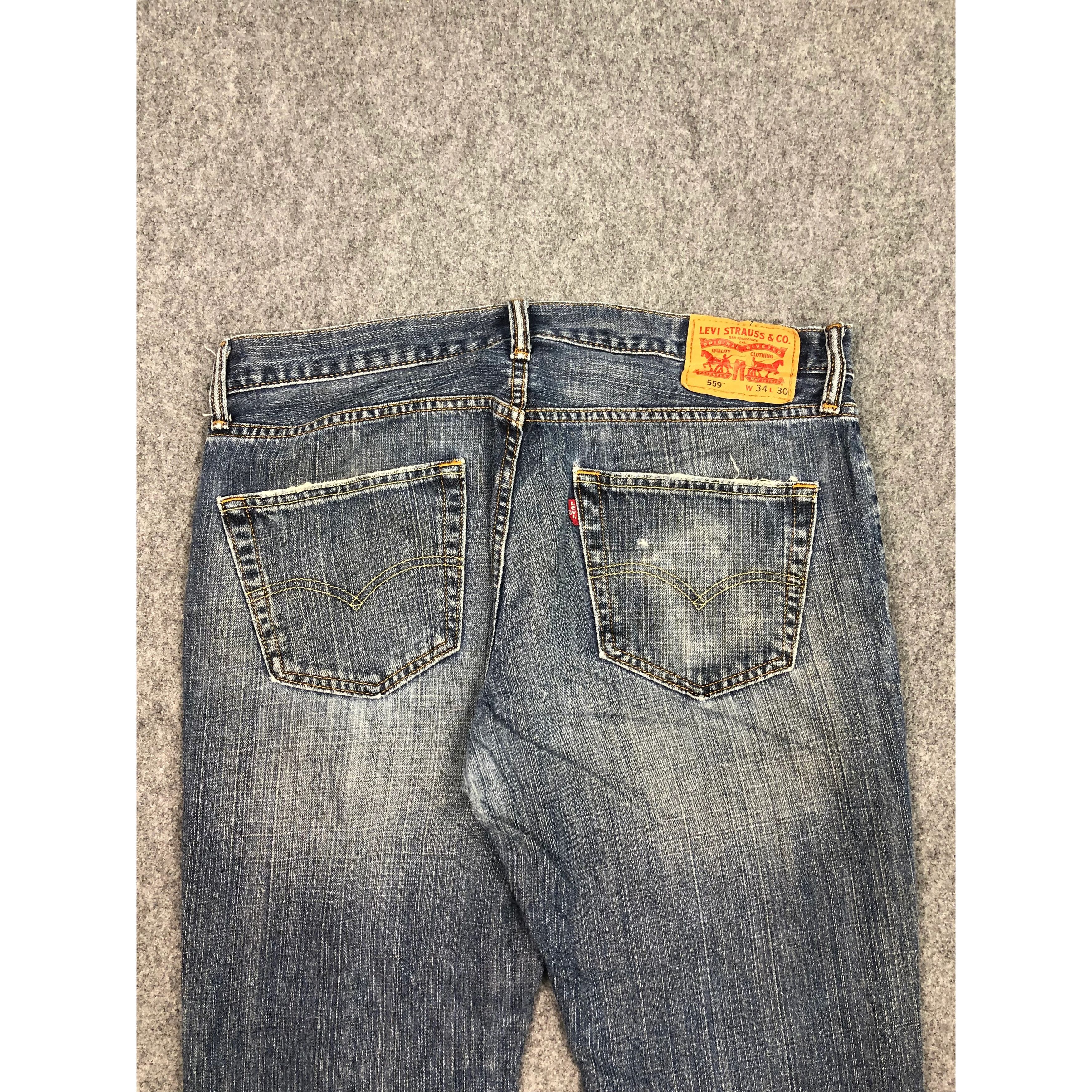 Levi's Vintage Levis 559 Jeans DP0468 Size US 37 - 4 Thumbnail