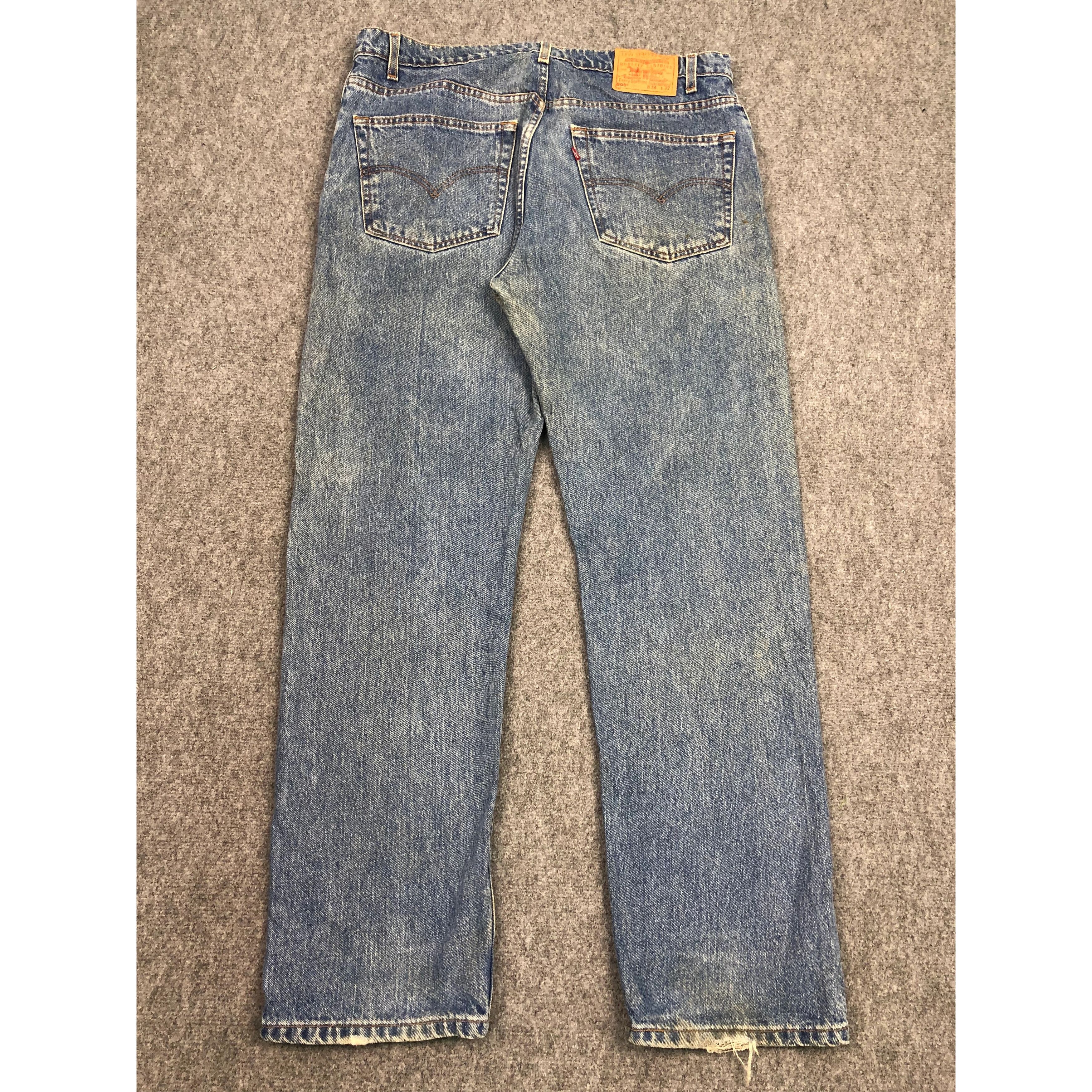 Levi's Vintage 90s Levis 505 Jeans Dirty Wash DP0460 Size US 39 - 2 Thumbnail