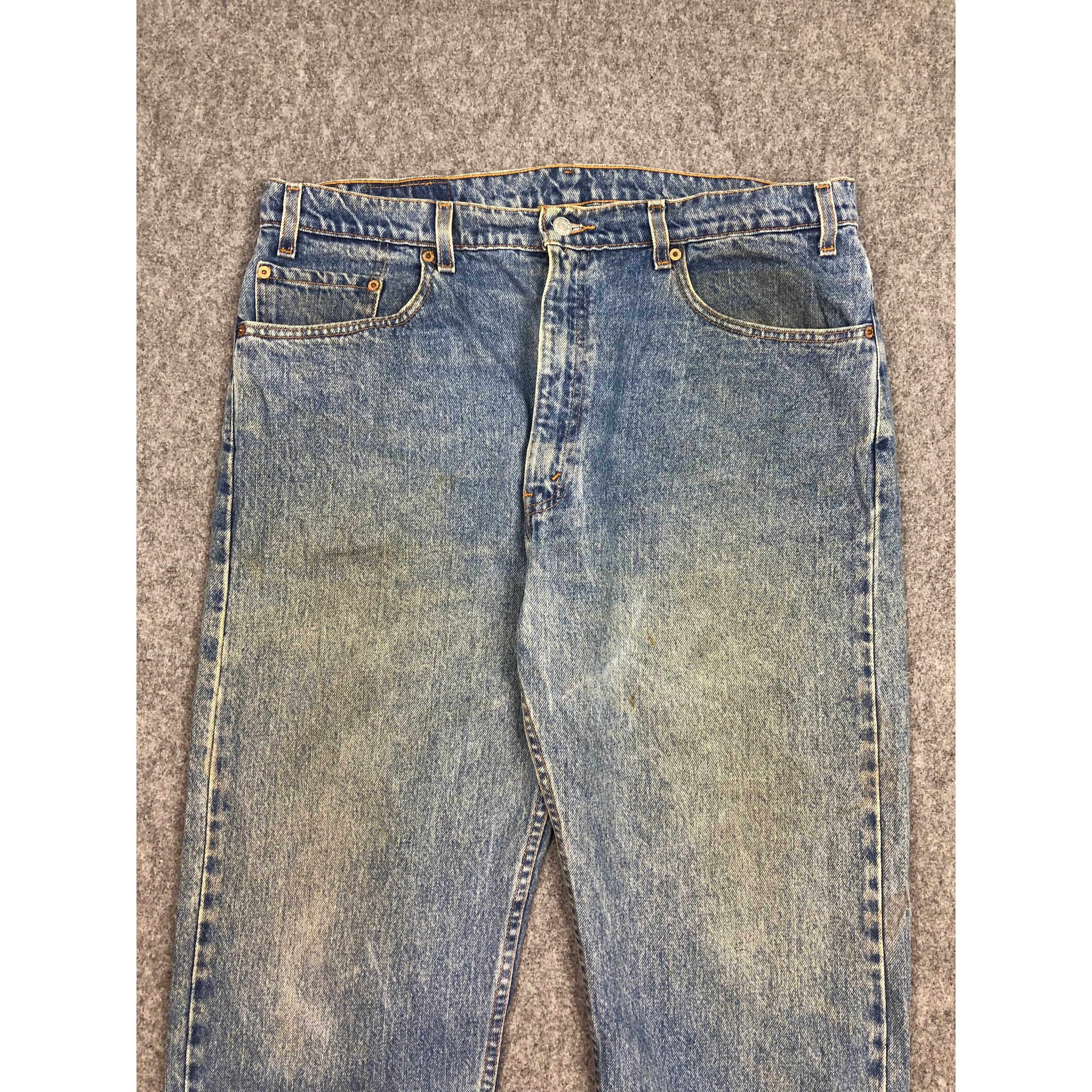 Levi's Vintage 90s Levis 505 Jeans Dirty Wash DP0460 Size US 39 - 3 Thumbnail