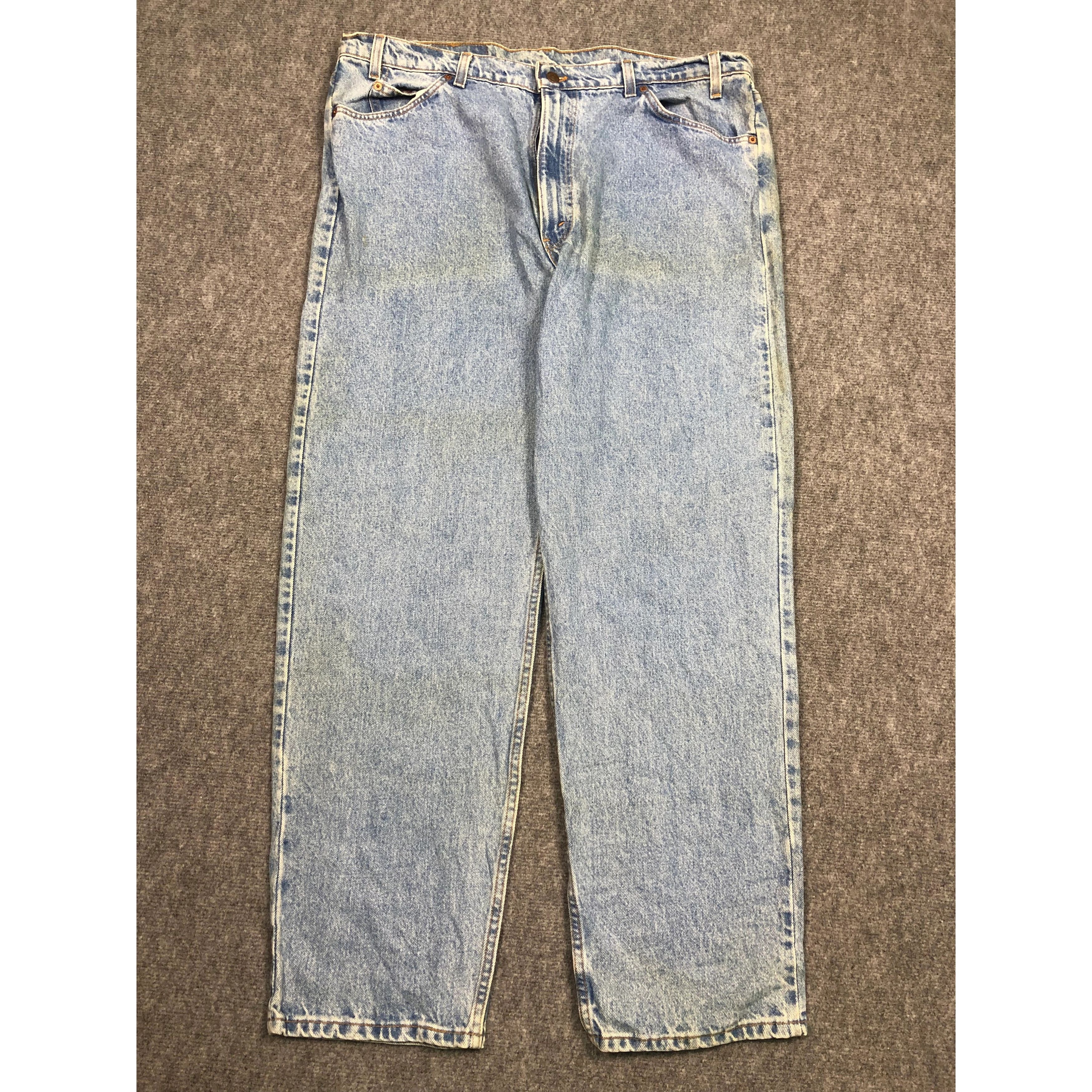 Levi's Vintage 90s Levis 550 Relaxed Fit Faded Denim DP0159 Size US 42 / EU 58 - 1 Thumbnail