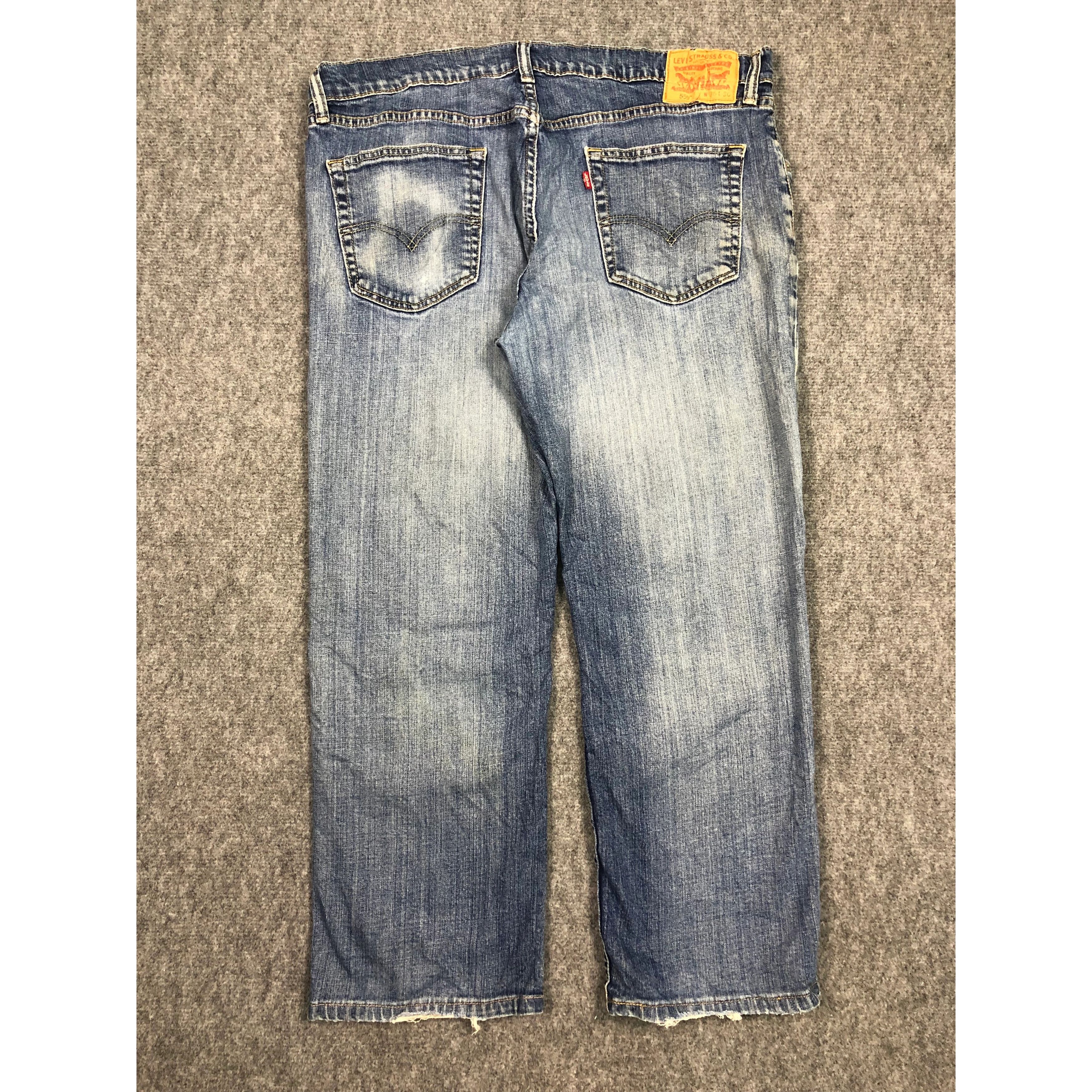 Levi's Vintage Levis 559 Blue Denim Pant DP0155 Size US 37 - 2 Thumbnail
