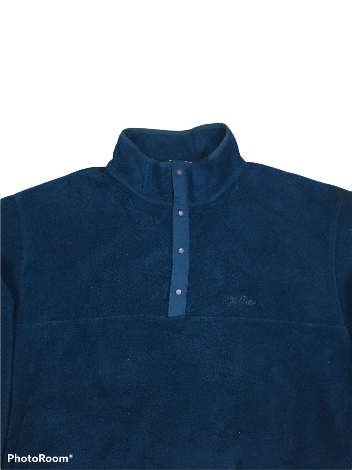 L.L. Bean Vintage L.L Bean Pullover Snap Fleece Jacket Size US XL / EU 56 / 4 - 2 Thumbnail