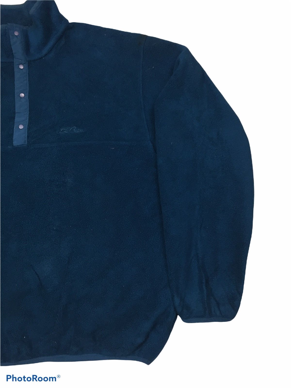 L.L. Bean Vintage L.L Bean Pullover Snap Fleece Jacket Size US XL / EU 56 / 4 - 3 Thumbnail