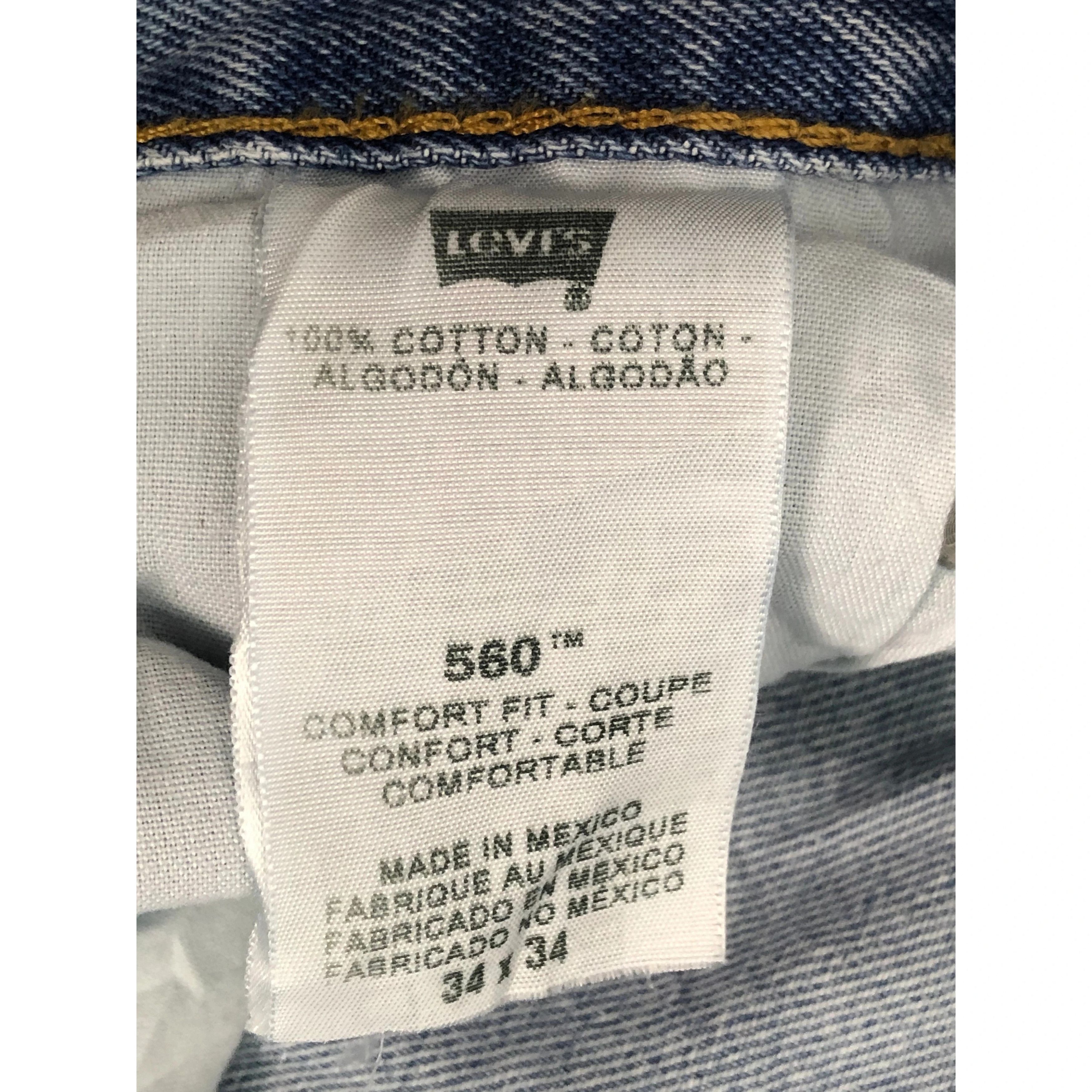 Levi's Vintage Levis 560 Comfort Fit Denim Pant DP0053 Size US 35 - 7 Thumbnail