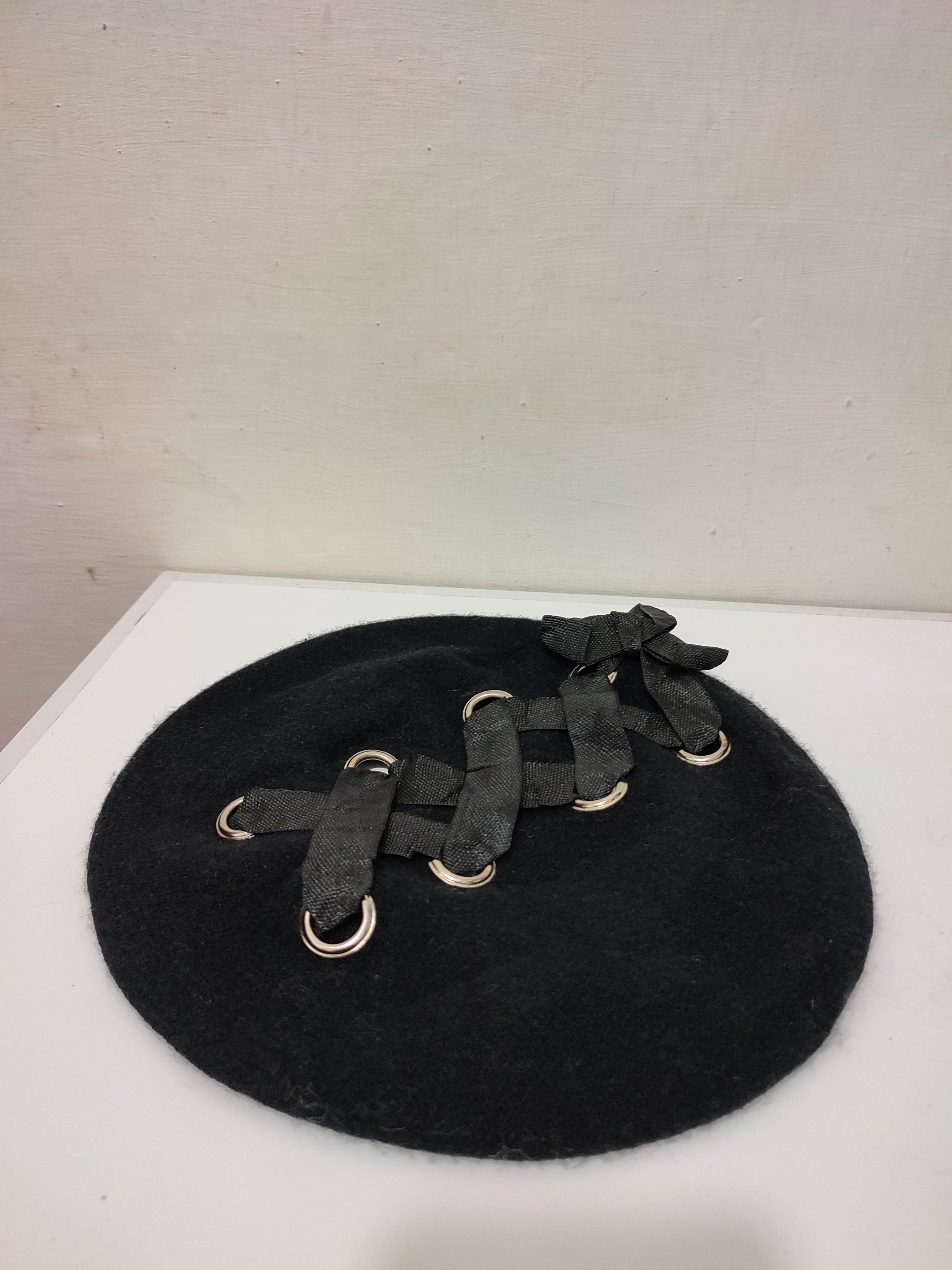 Other Unknown Japanese Barret Hats Nice Design Laces Bondage Punk Size ONE SIZE - 8 Thumbnail