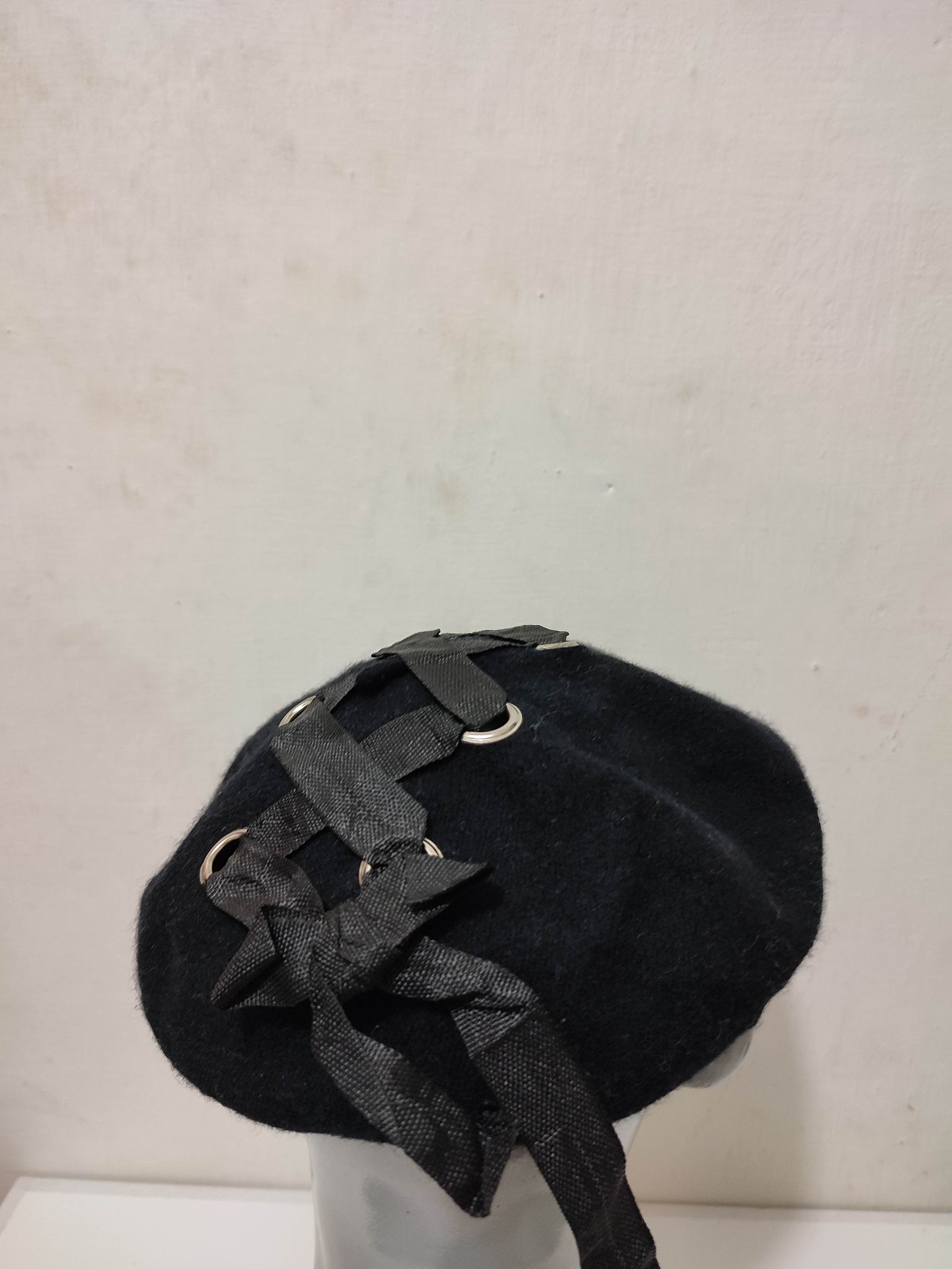 Other Unknown Japanese Barret Hats Nice Design Laces Bondage Punk Size ONE SIZE - 7 Thumbnail