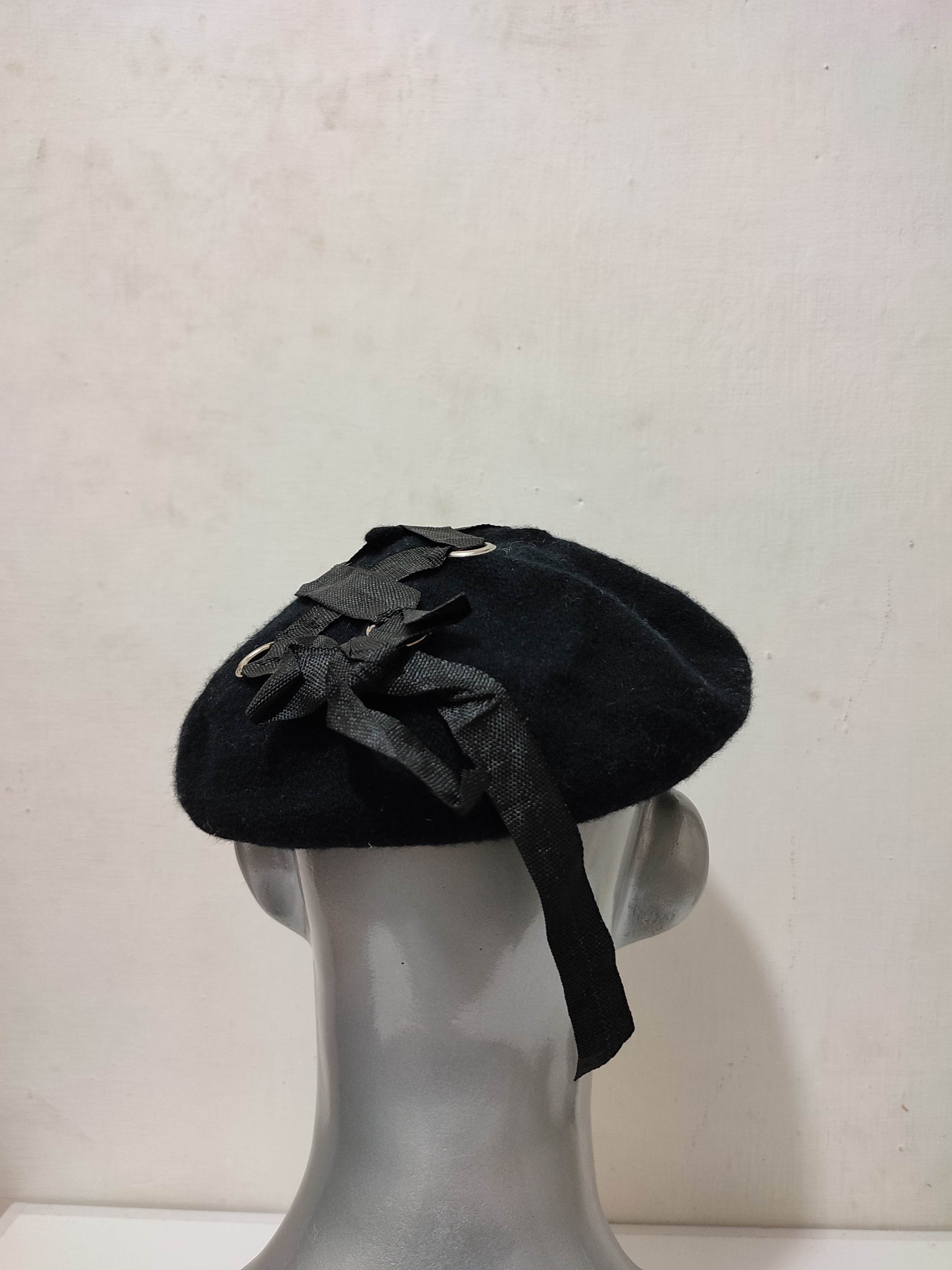 Other Unknown Japanese Barret Hats Nice Design Laces Bondage Punk Size ONE SIZE - 6 Thumbnail
