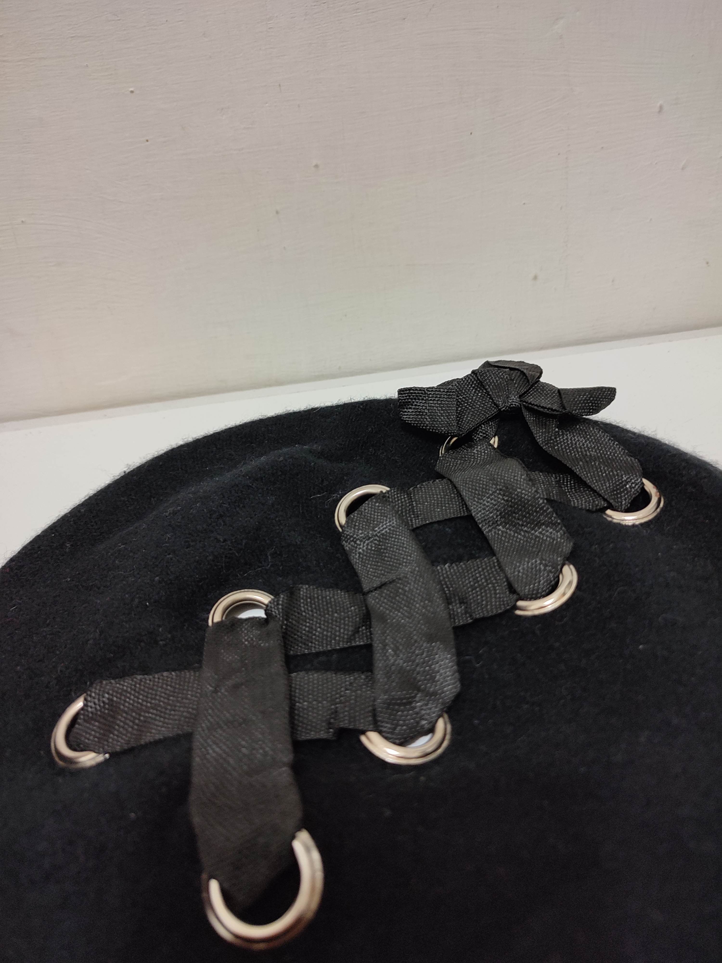 Other Unknown Japanese Barret Hats Nice Design Laces Bondage Punk Size ONE SIZE - 9 Thumbnail