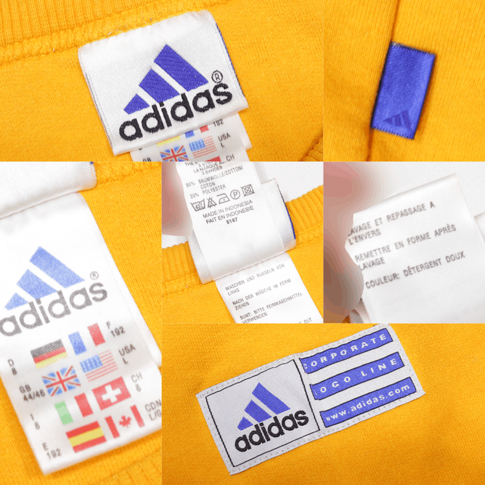Adidas 90S Big Logo Embroidered Baggy Sweatshirt Size US L / EU 52-54 / 3 - 9 Thumbnail