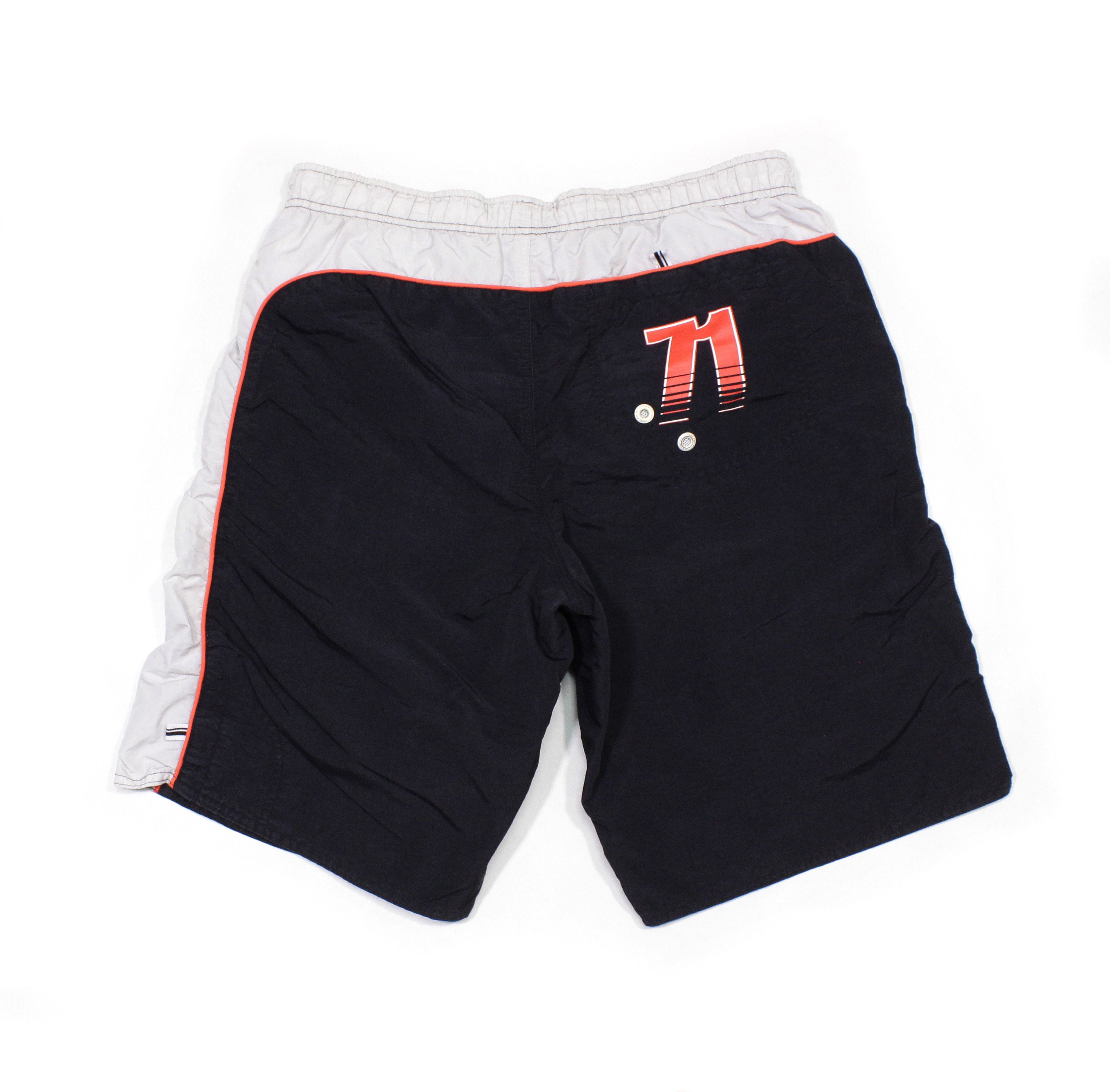 Nike 90S Swoosh Logo Nylon Swim Shorts M Size Size US 32 / EU 48 - 2 Thumbnail