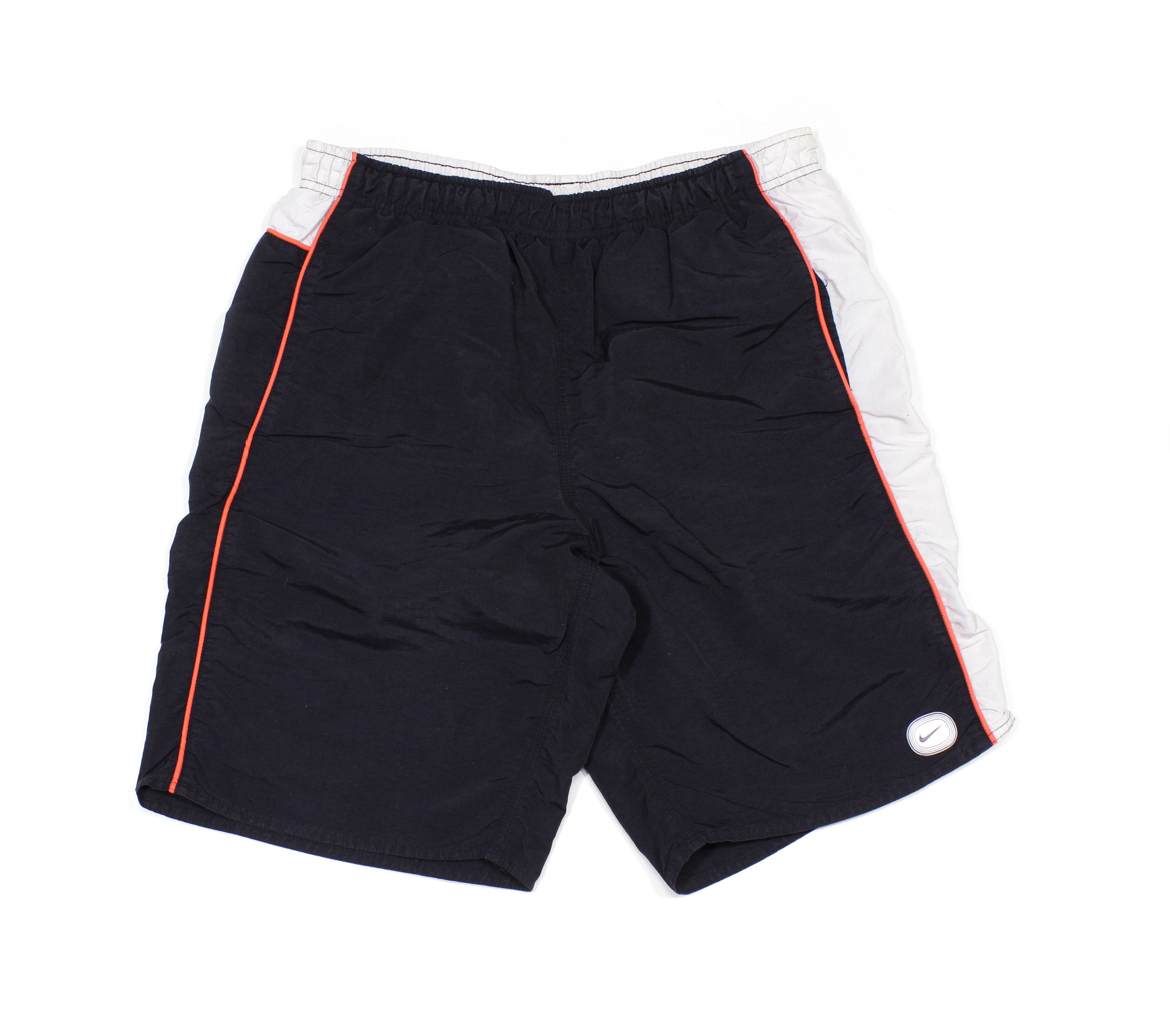 Nike 90S Swoosh Logo Nylon Swim Shorts M Size Size US 32 / EU 48 - 1 Thumbnail