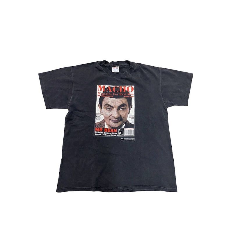 Rare × Vintage Vintage Mr Bean Macho Magazine T-Shirt | Grailed
