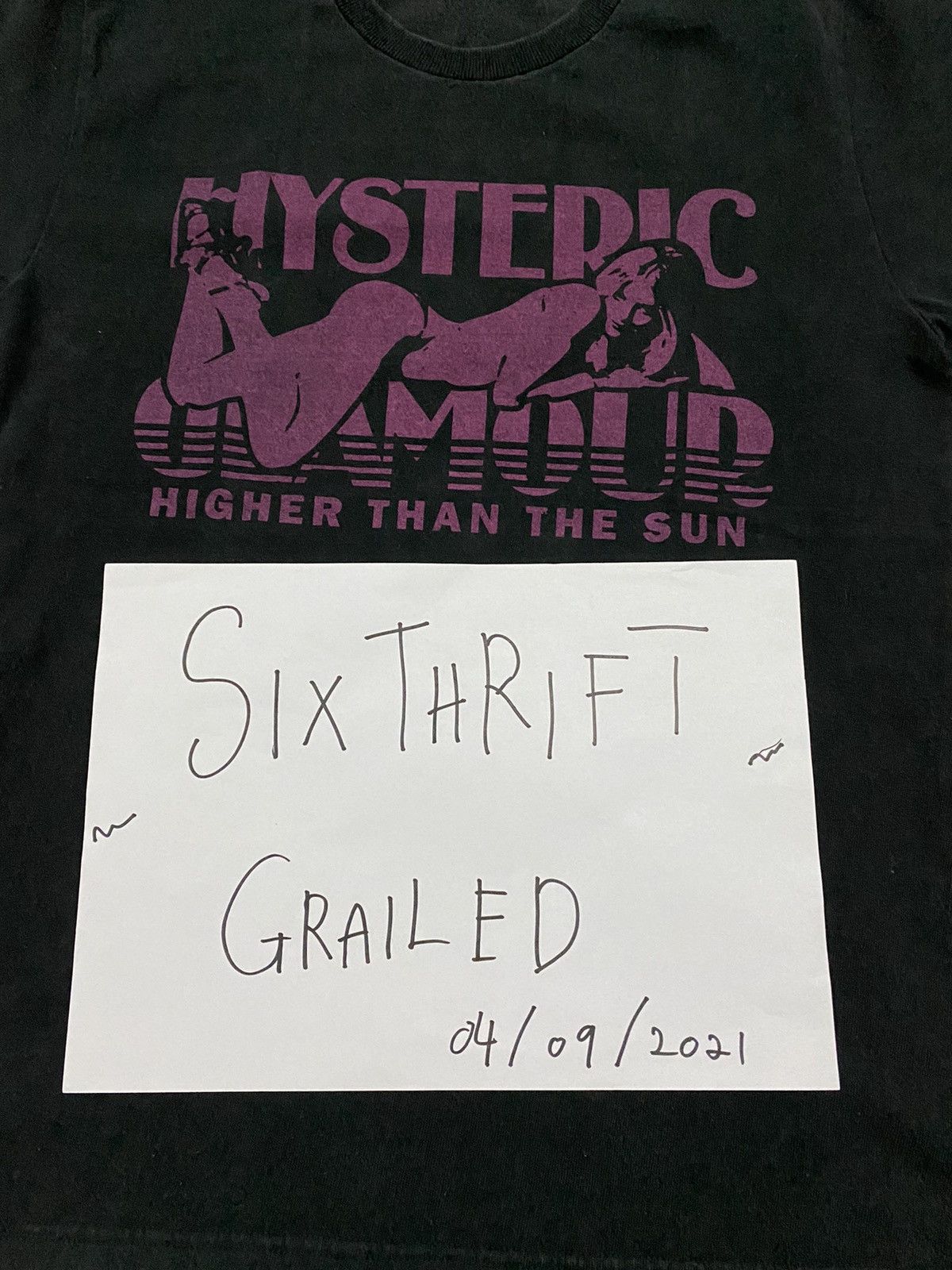 Hysteric Glamour × Japanese Brand × Vintage Hysteric Glamour higher Than The Sun Tee📌 Size US S / EU 44-46 / 1 - 9 Thumbnail