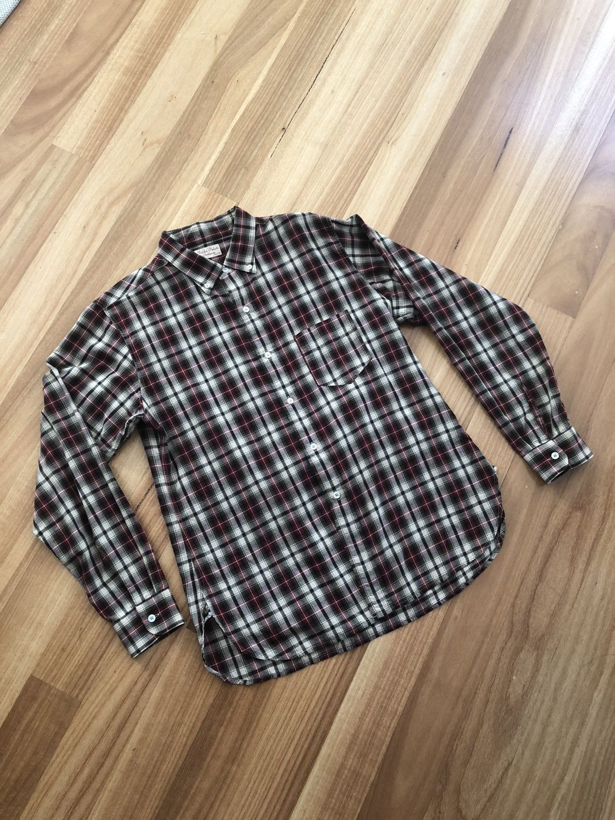 Tenderloin Timeworn Clothing BD Check Shirt Grailed