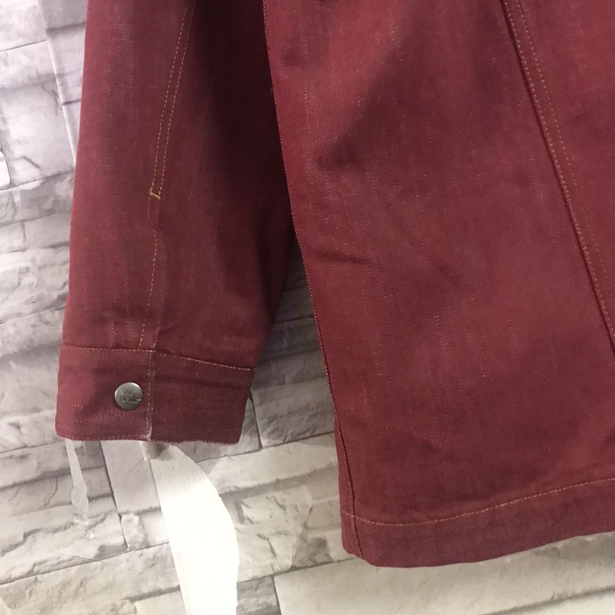 Japanese Brand Karl Helmut Denim Jacket Sherpa Size US M / EU 48-50 / 2 - 8 Thumbnail