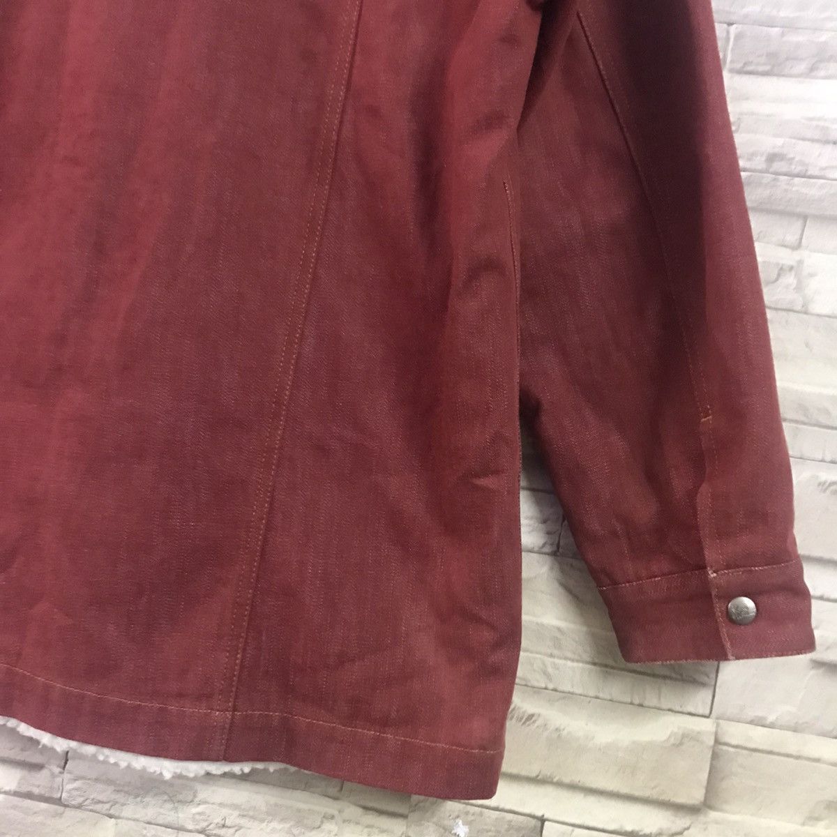 Japanese Brand Karl Helmut Denim Jacket Sherpa Size US M / EU 48-50 / 2 - 9 Thumbnail