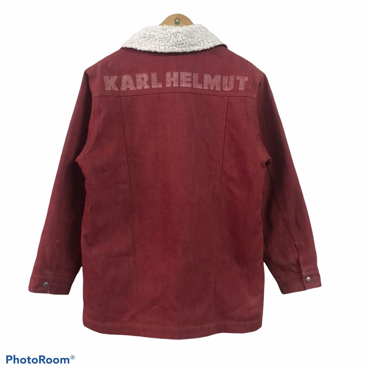Japanese Brand Karl Helmut Denim Jacket Sherpa Size US M / EU 48-50 / 2 - 1 Thumbnail