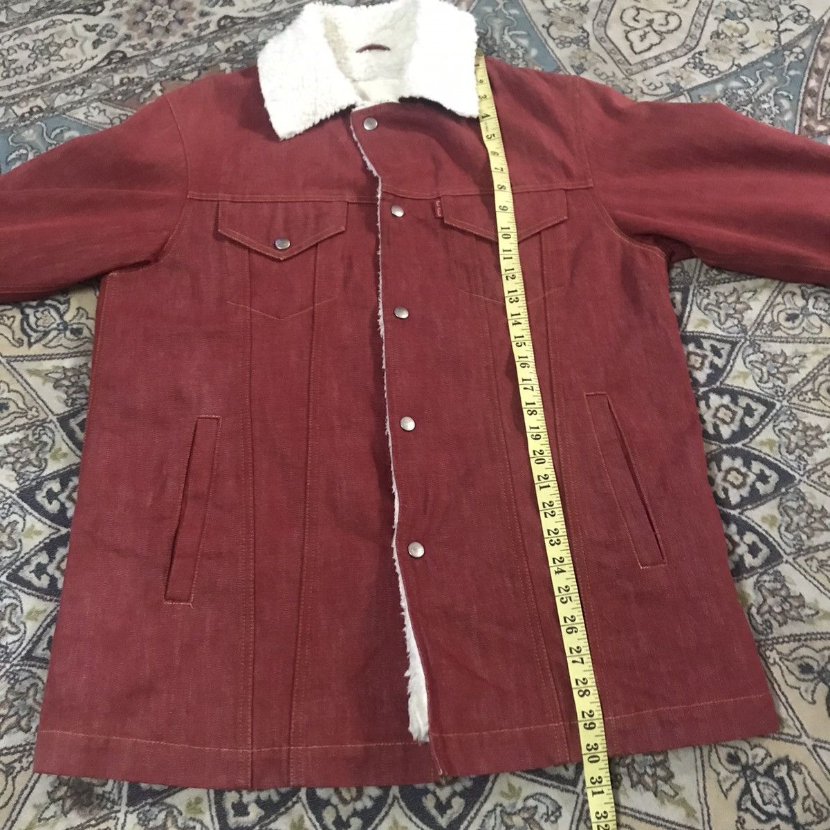 Japanese Brand Karl Helmut Denim Jacket Sherpa Size US M / EU 48-50 / 2 - 14 Thumbnail