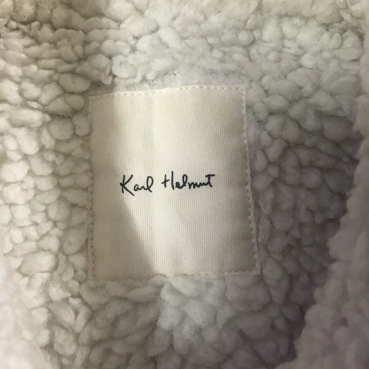 Japanese Brand Karl Helmut Denim Jacket Sherpa Size US M / EU 48-50 / 2 - 10 Thumbnail