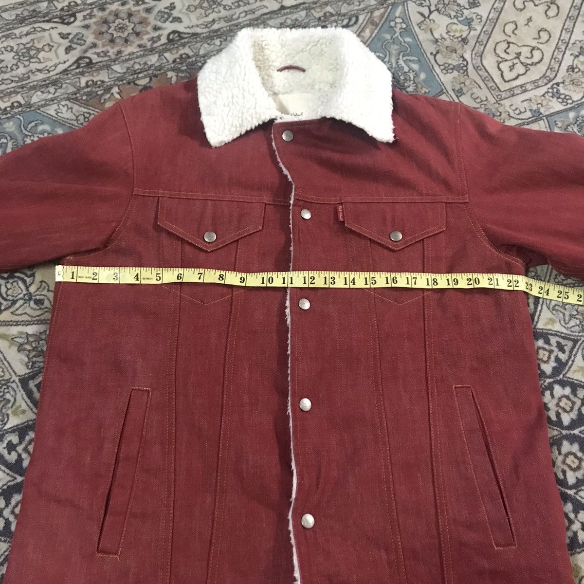 Japanese Brand Karl Helmut Denim Jacket Sherpa Size US M / EU 48-50 / 2 - 13 Thumbnail
