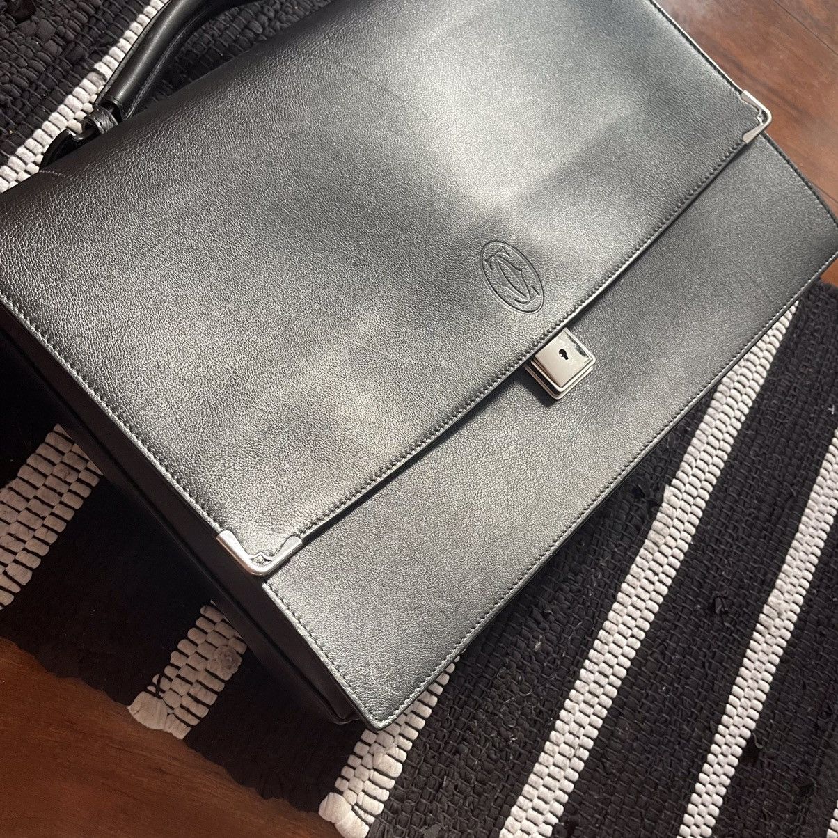 MUST DE CARTIER BRIEFCASE WITH THREE GUSSETS