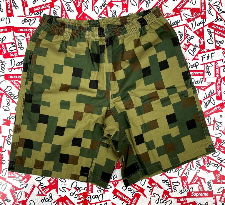 Supreme Supreme Military Twill Short Olive Digi Camo | Grailed