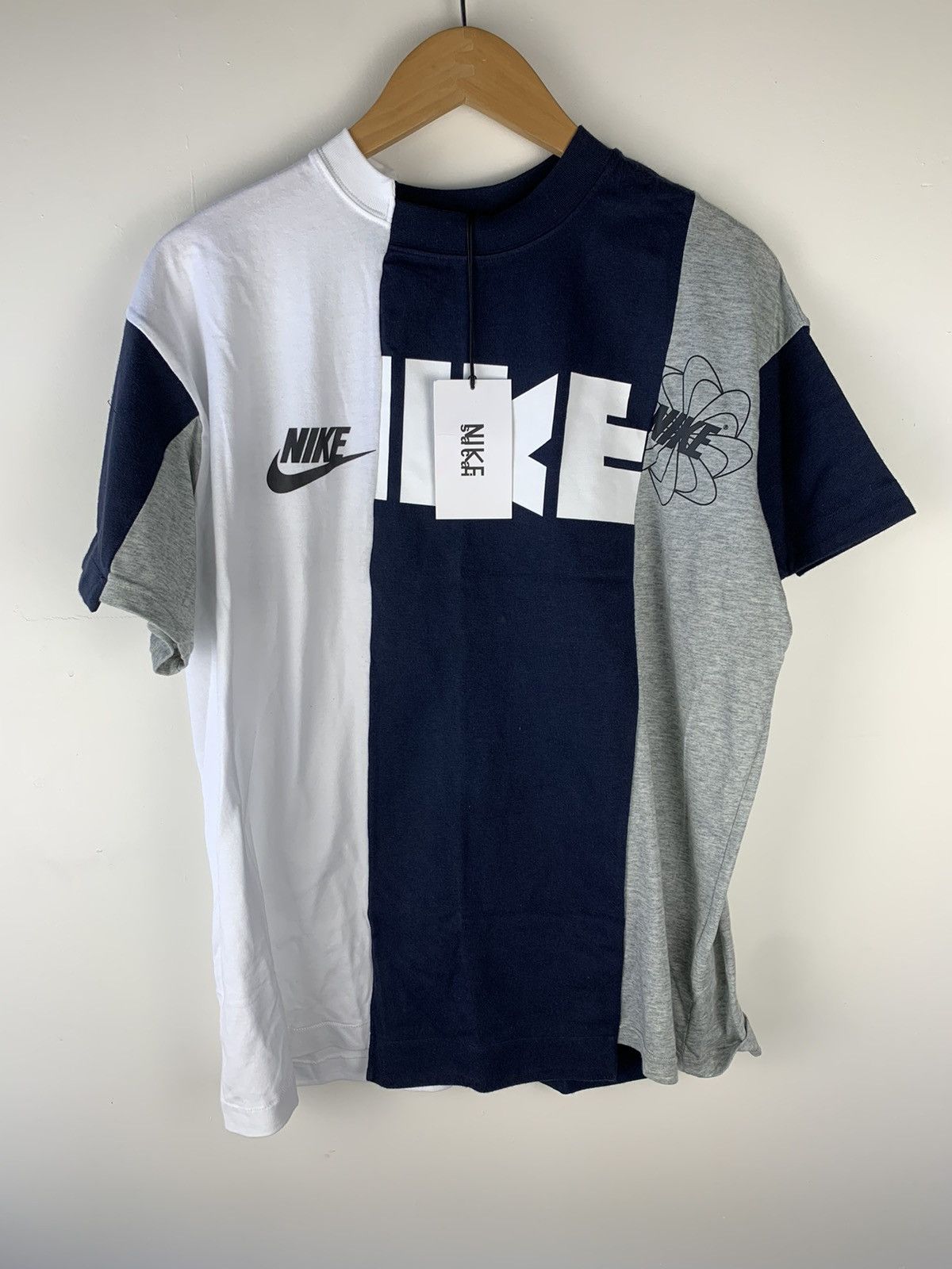 Nike Nike sacai reconstructed t shirt | Grailed