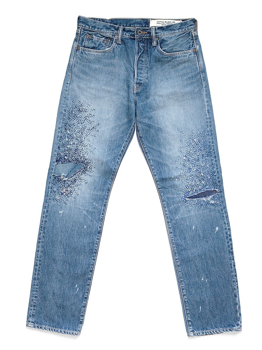 KAPITAL 14oz indigo denim pants monkey cisco jeans 3year 34