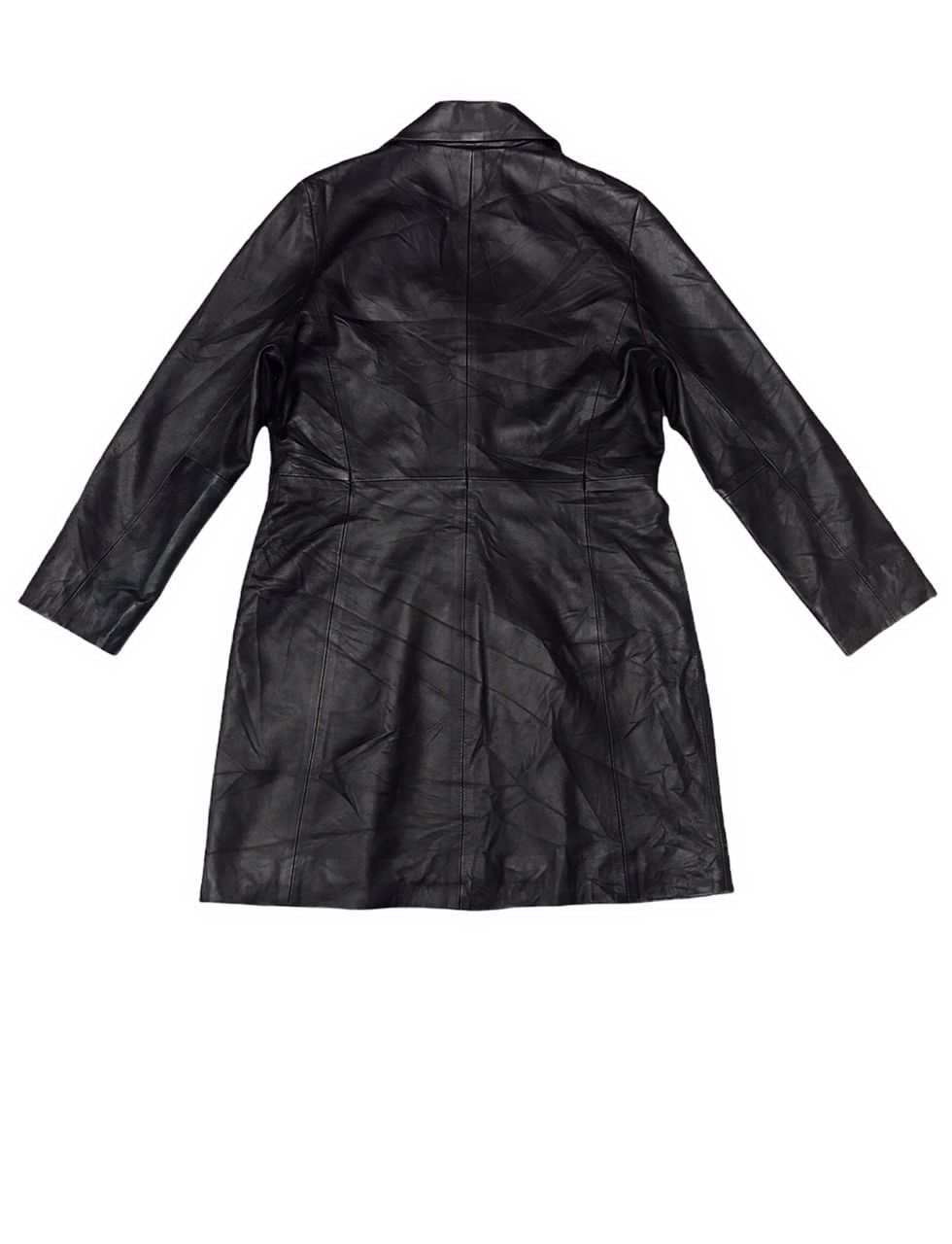 Gianni Valentino × Valentino Gianni VALENTINO ITALY, LEATHER Coat / Sheep Leather Size US L / EU 52-54 / 3 - 3 Thumbnail