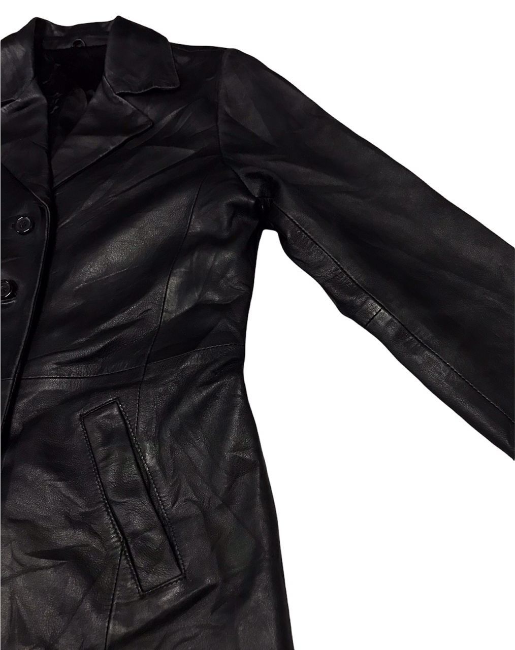 Gianni Valentino × Valentino Gianni VALENTINO ITALY, LEATHER Coat / Sheep Leather Size US L / EU 52-54 / 3 - 5 Thumbnail