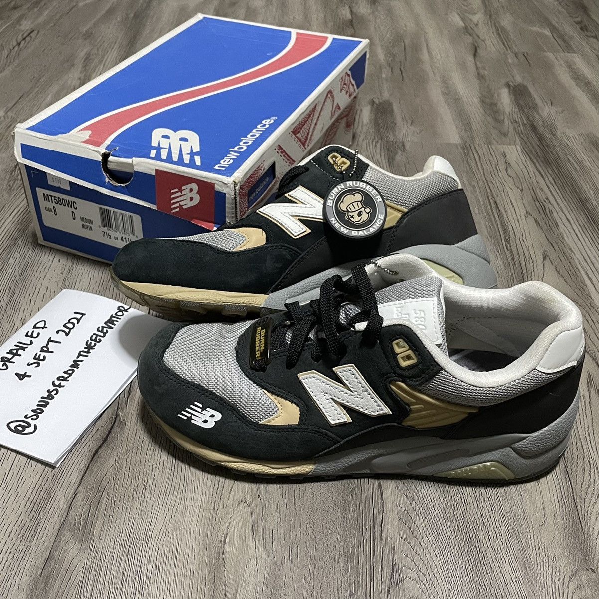 New shops Balance Burn Rubber MT580 rare sneakers