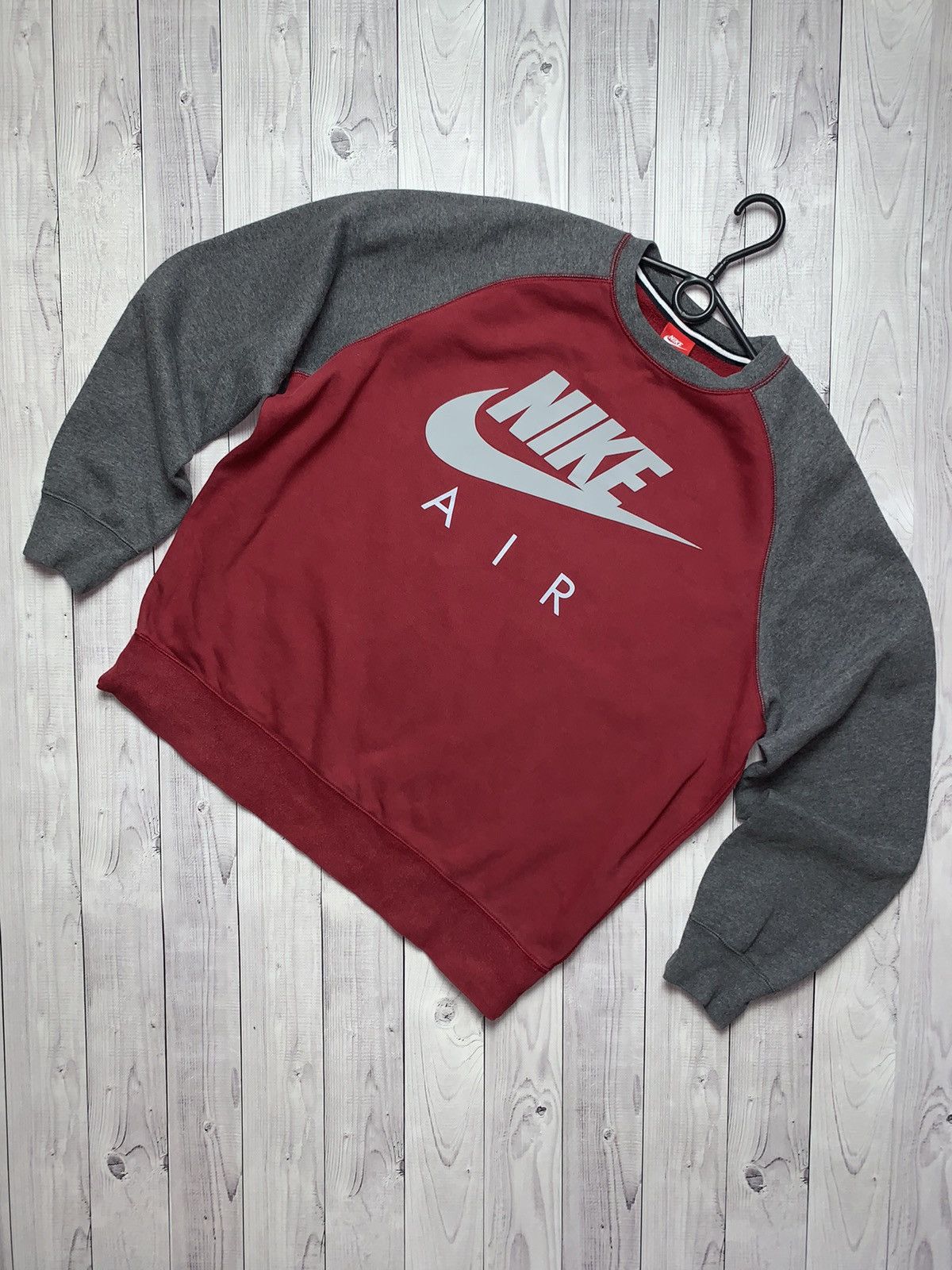 Nike × Vintage Sweatshirt Nike Air big logo Size L/XL Size US XL / EU 56 / 4 - 1 Thumbnail