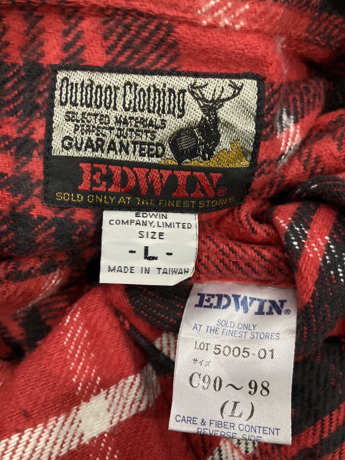 Edwin Edwin Outdoor Clothing Checkered Flannel Size US L / EU 52-54 / 3 - 5 Thumbnail