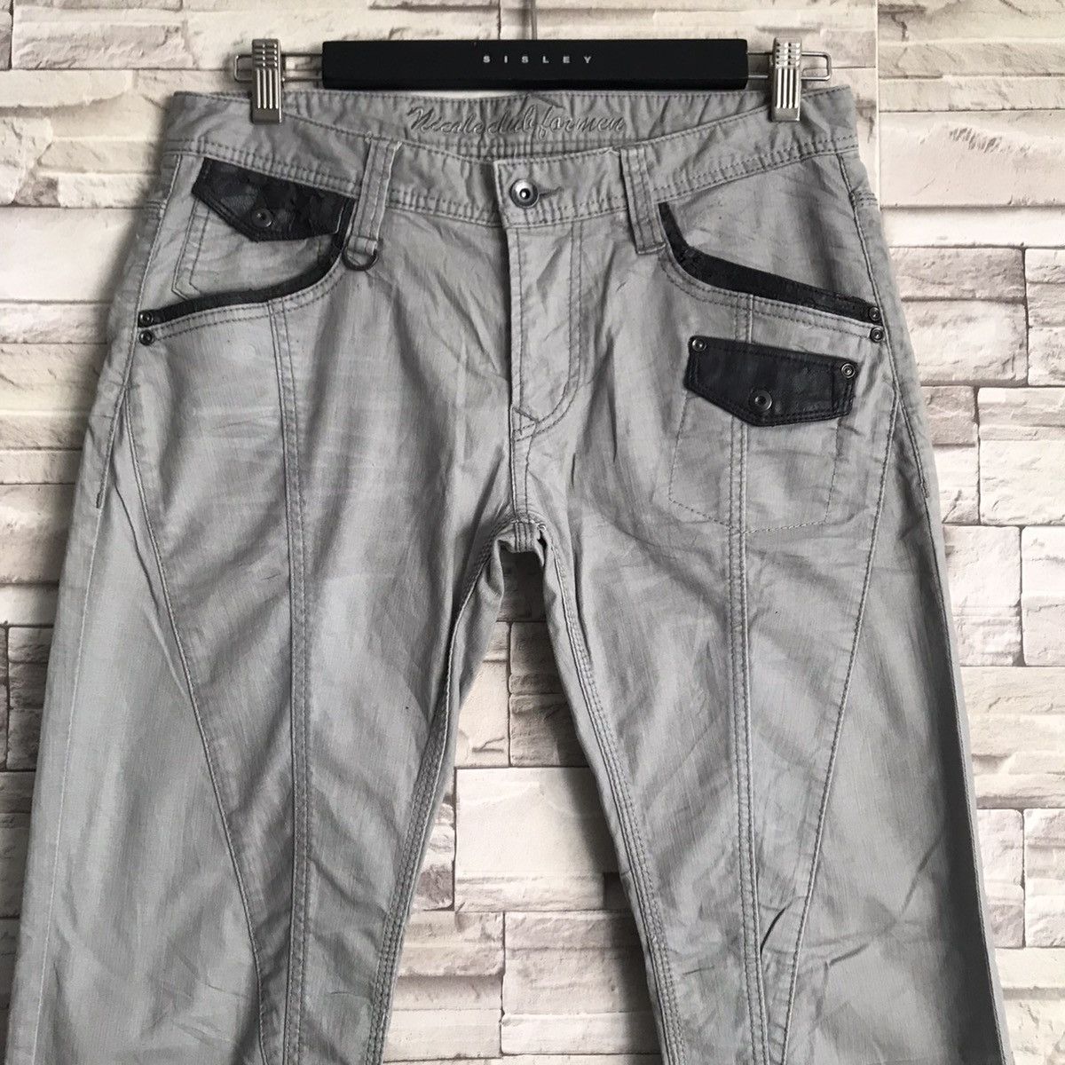 Nicole Club Nicole Club For Men Trouser Multi pocket Size US 33 - 3 Thumbnail