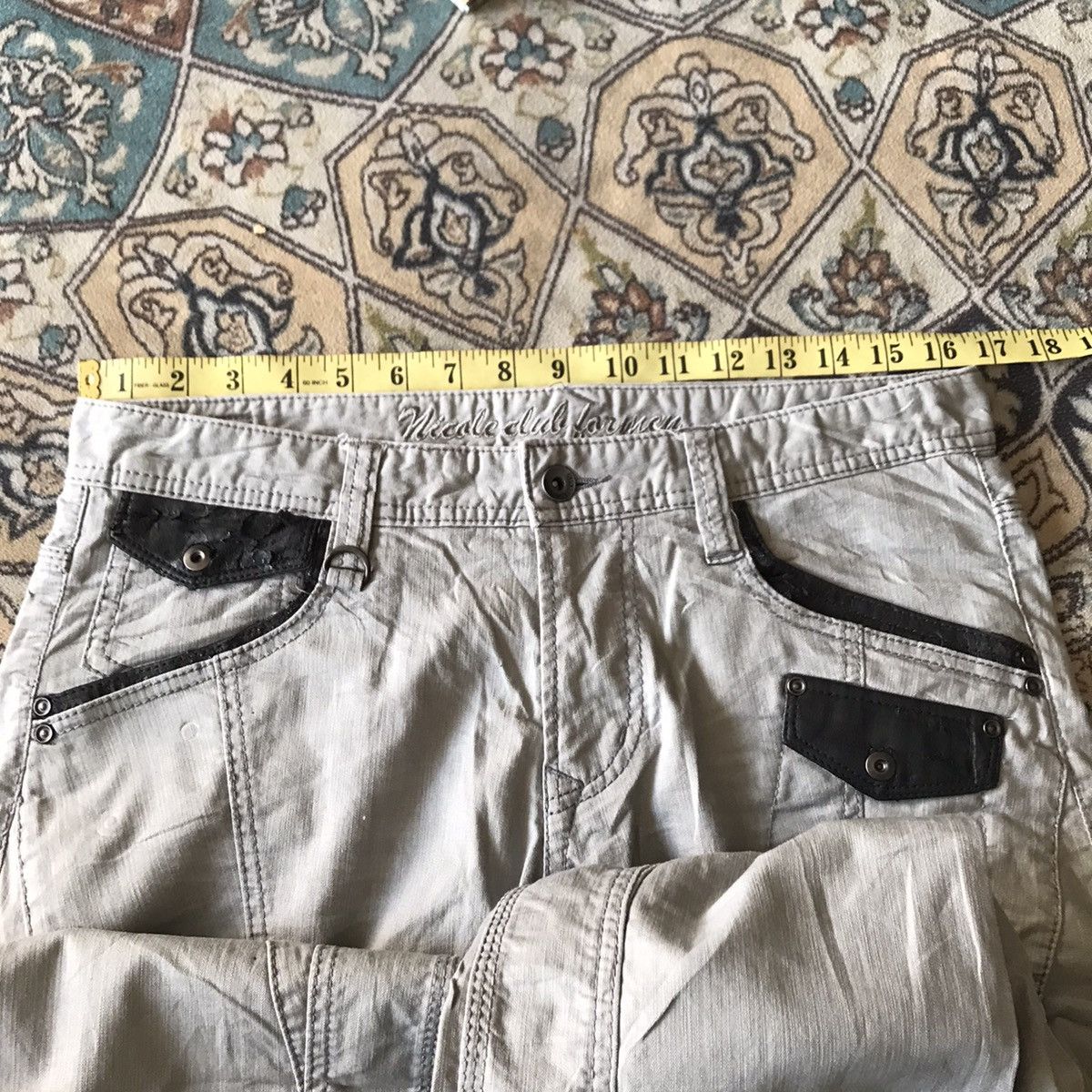 Nicole Club Nicole Club For Men Trouser Multi pocket Size US 33 - 17 Thumbnail