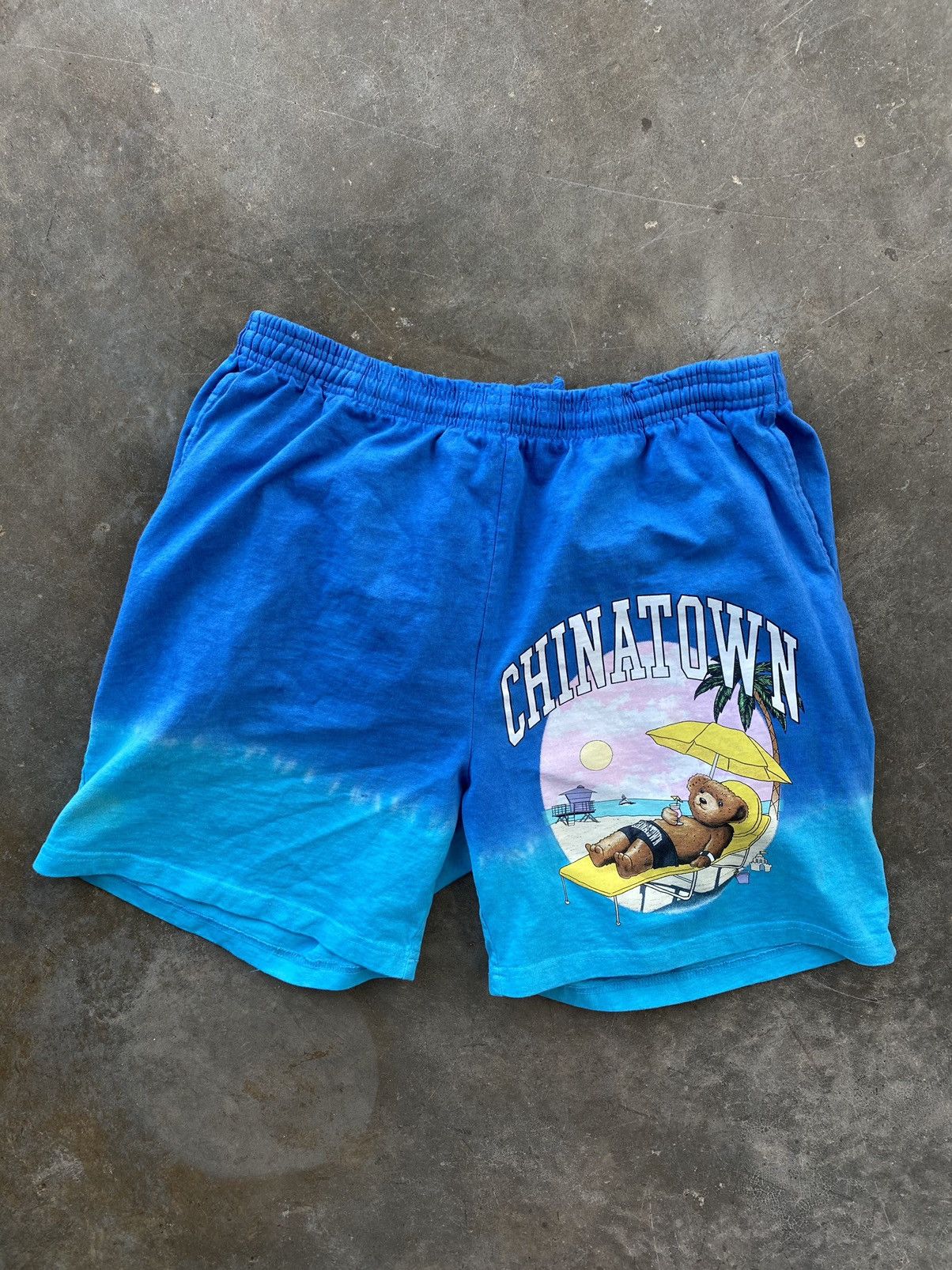 Market Chinatown Market Polo Bear Tie Dye Shorts XL ❄️ Sport CTM Size US 36 / EU 52 - 1 Thumbnail