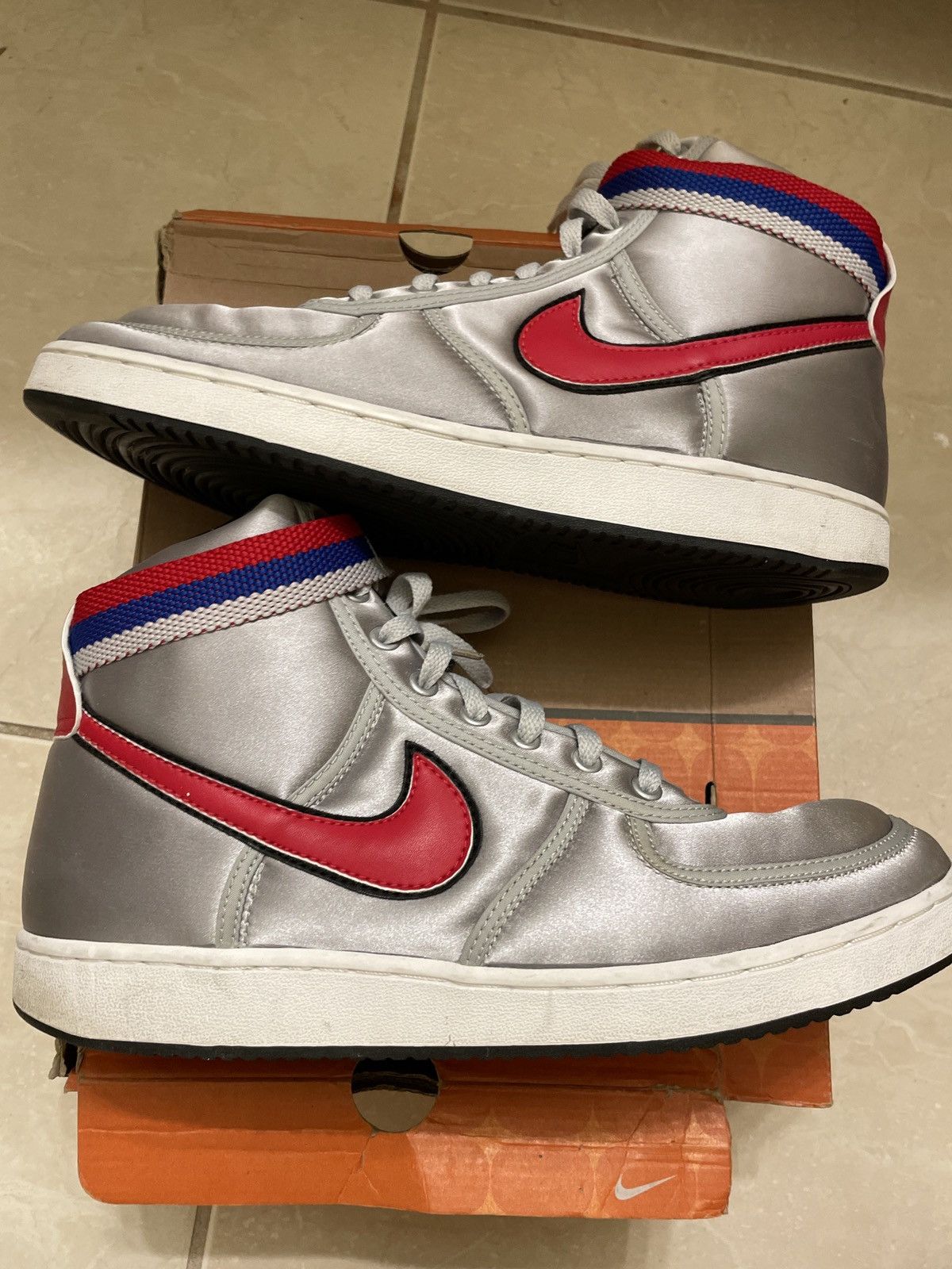 Nike Vandal Supreme Metallic Silver | Samba-Black 2002 Size US 11.5 / EU 44-45 - 10 Thumbnail