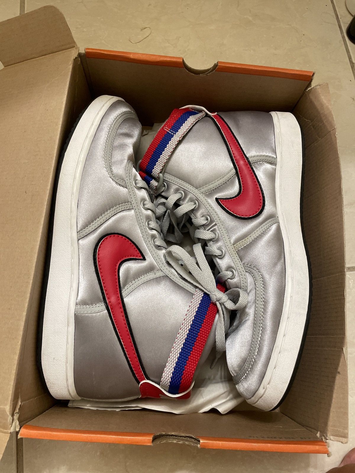 Nike Vandal Supreme Metallic Silver | Samba-Black 2002 Size US 11.5 / EU 44-45 - 13 Thumbnail