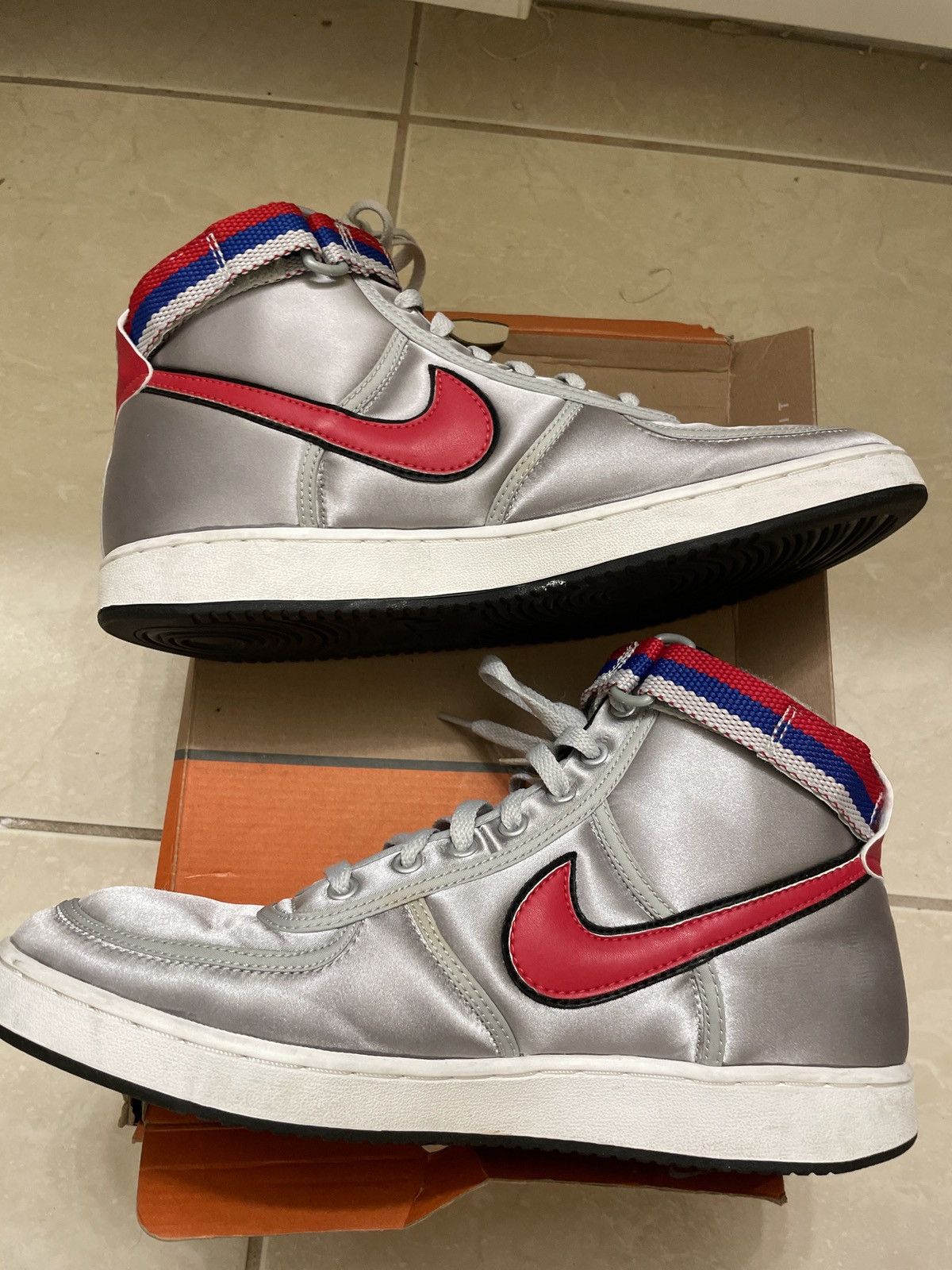 Nike Vandal Supreme Metallic Silver | Samba-Black 2002 Size US 11.5 / EU 44-45 - 11 Thumbnail