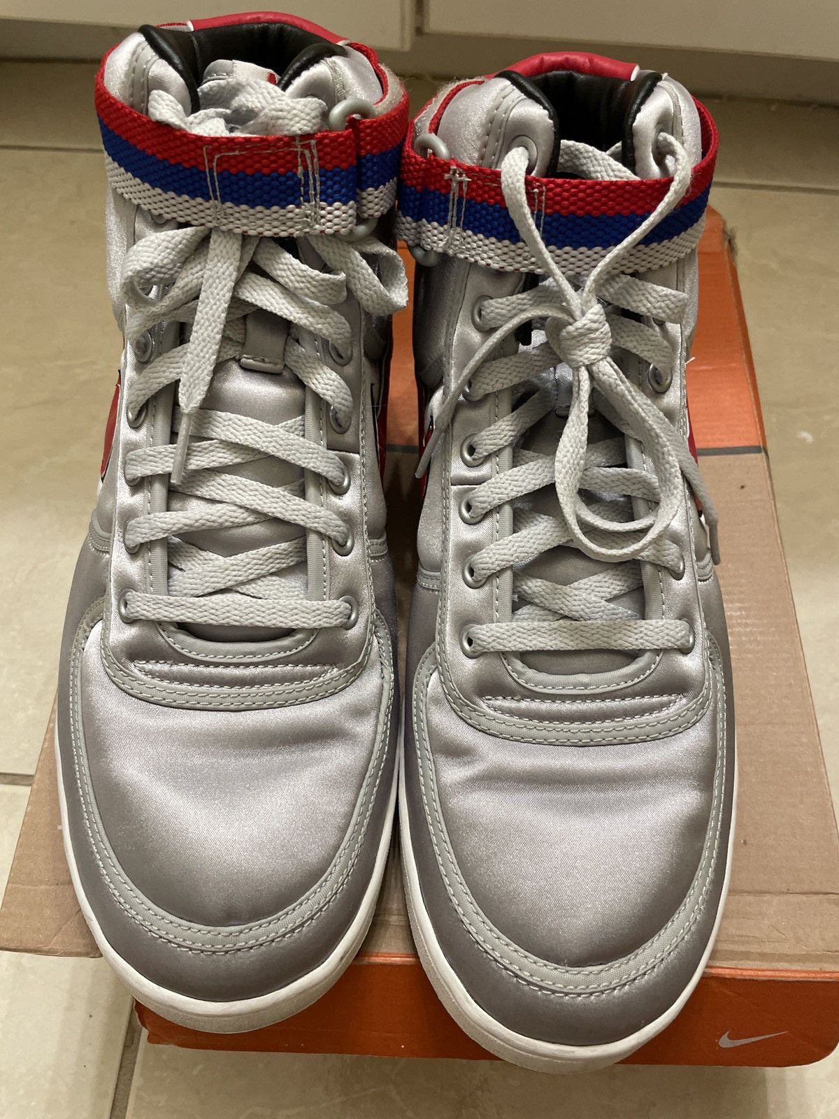 Nike Vandal Supreme Metallic Silver | Samba-Black 2002 Size US 11.5 / EU 44-45 - 3 Thumbnail
