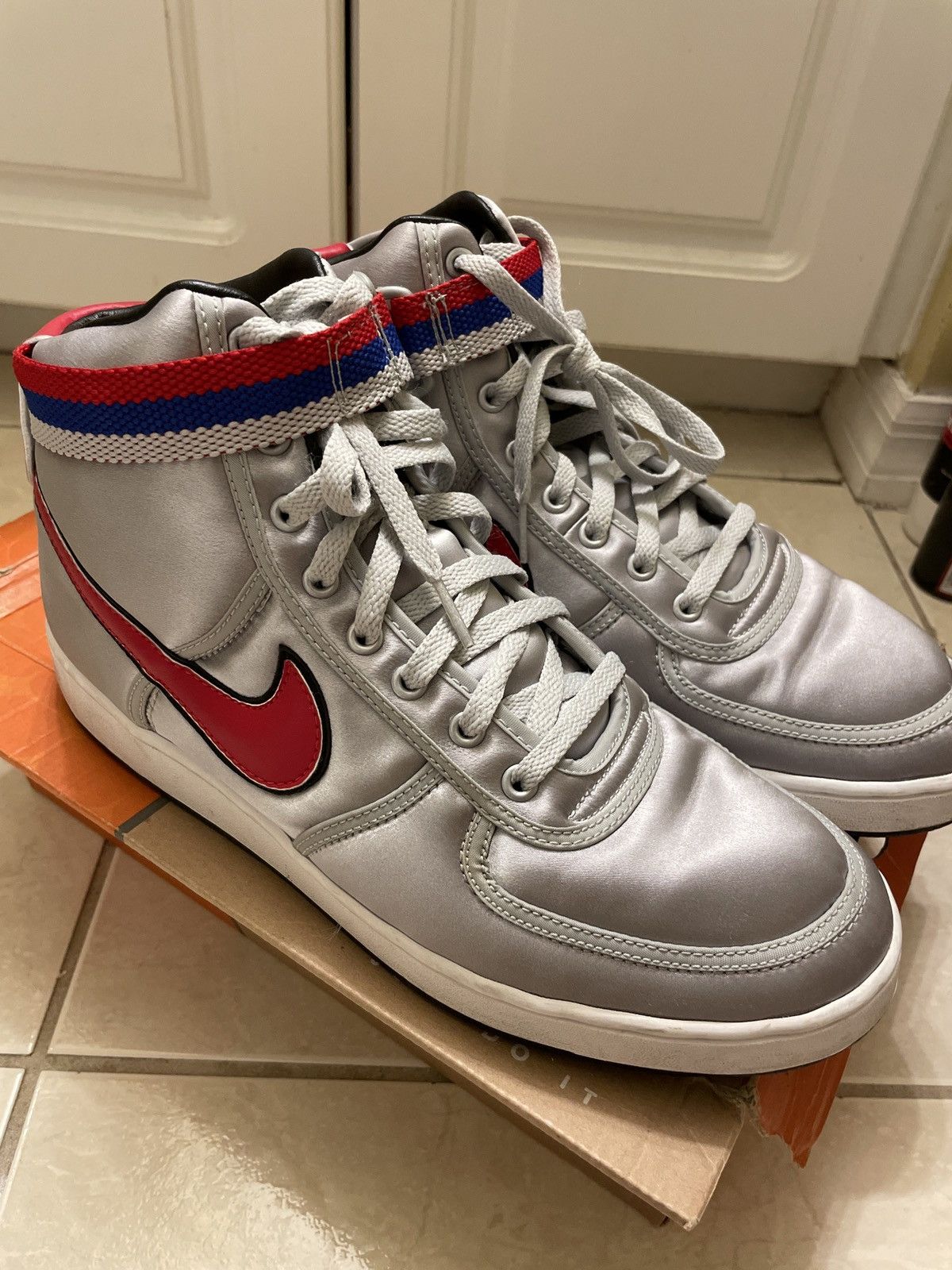 Nike Vandal Supreme Metallic Silver | Samba-Black 2002 Size US 11.5 / EU 44-45 - 2 Thumbnail