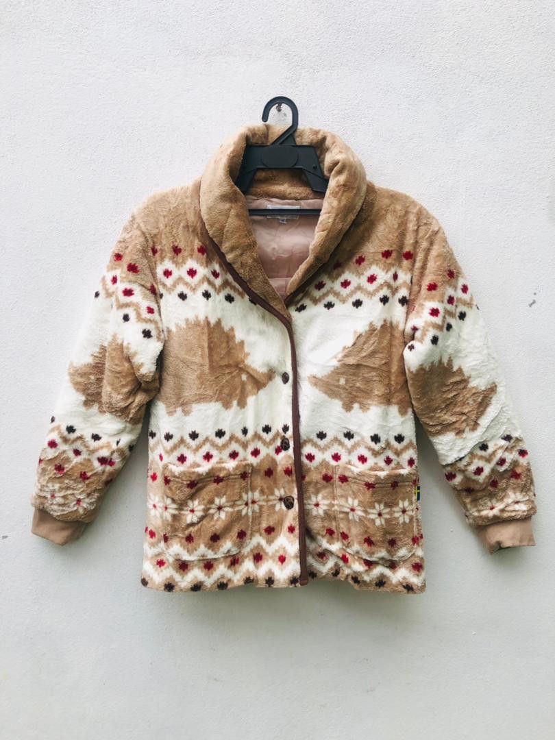 image of Vintage Japanese Designer Women Fashion Style Sweater Jaket (Size Medium)