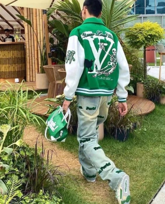 Louis Vuitton Tourist VS Purist Tuffetage Denim Pants Green Men's - FW21 -  US