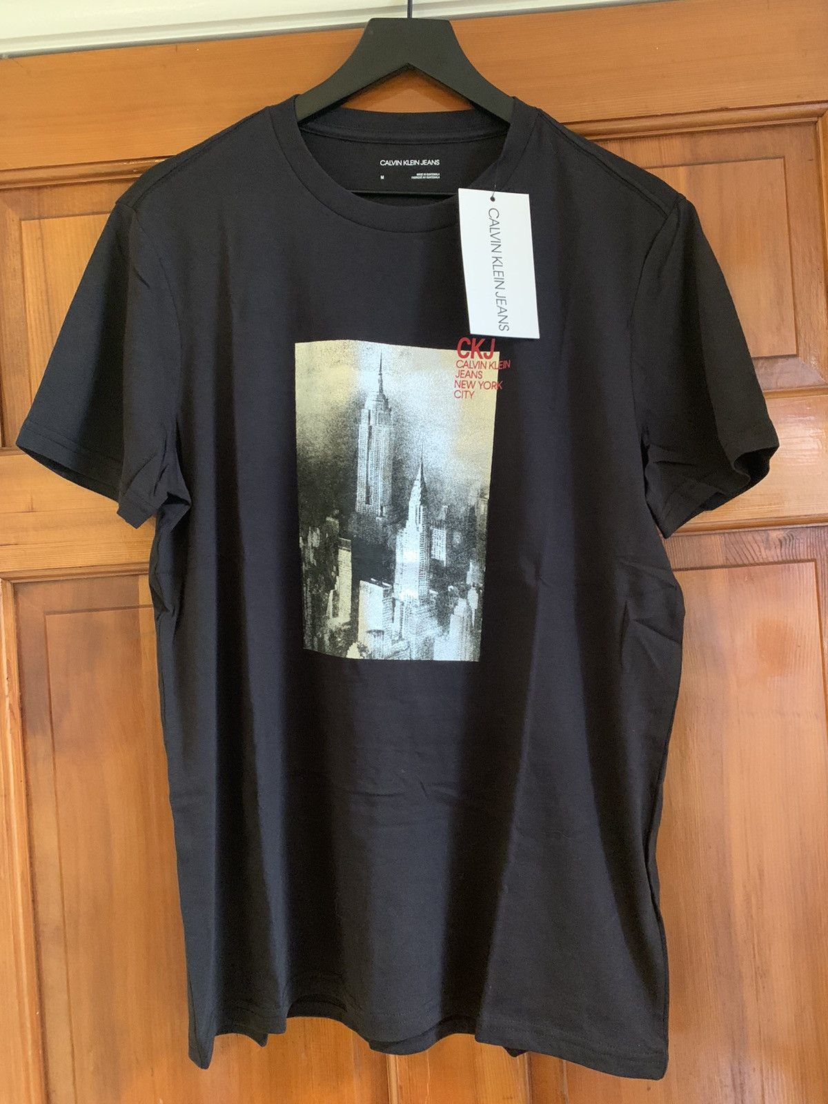 Calvin Klein × Designer *RARE* New Calvin Klein Jeans New York City Cityscape Shirt Size US L / EU 52-54 / 3 - 1 Thumbnail
