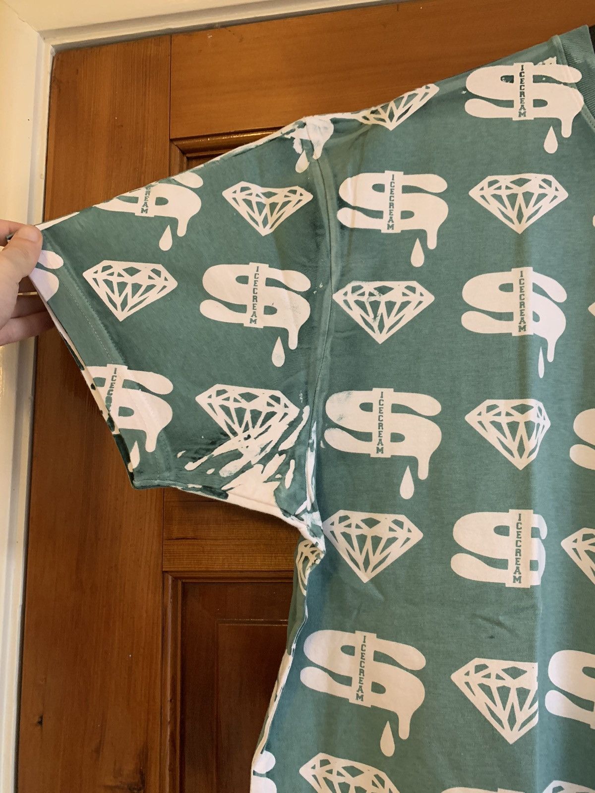 Billionaire Boys Club × Icecream × Pharrell *RARE* New Ice Cream BBC Diamond Dollar Shirt - XL Size US XL / EU 56 / 4 - 4 Thumbnail