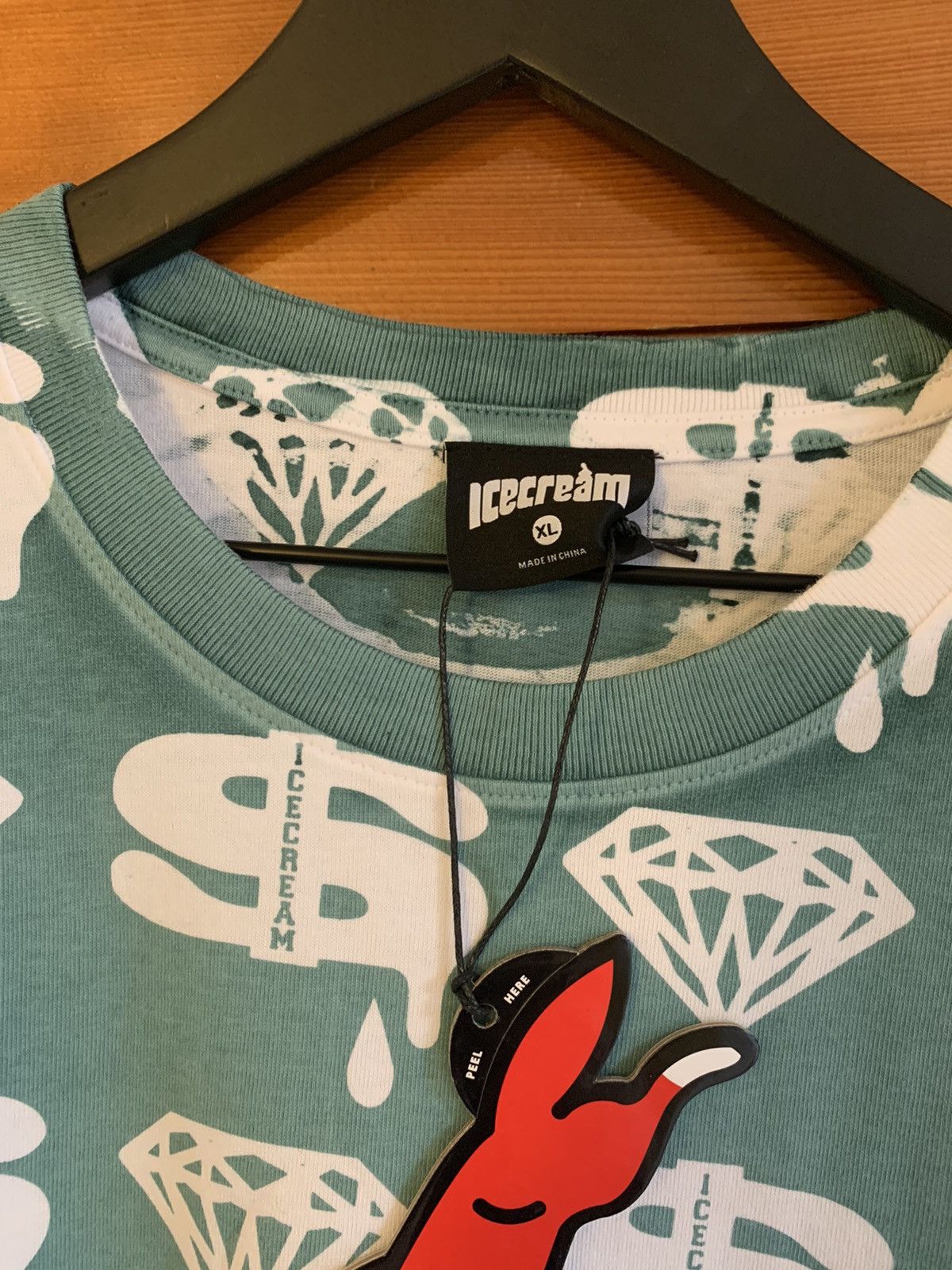 Billionaire Boys Club × Icecream × Pharrell *RARE* New Ice Cream BBC Diamond Dollar Shirt - XL Size US XL / EU 56 / 4 - 7 Thumbnail